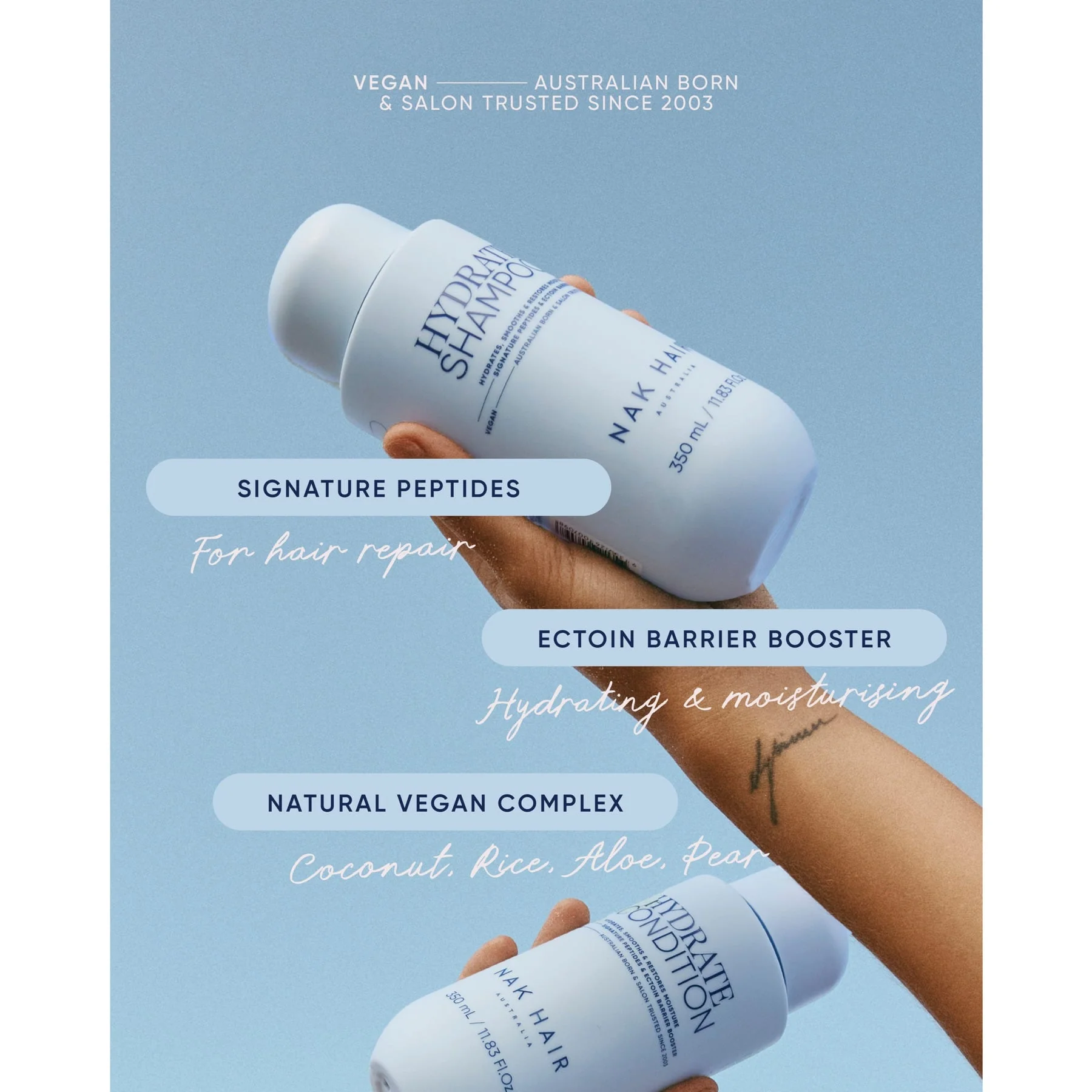 Nak Hair Signature Hydrate Shampoo 350ml - Image 8