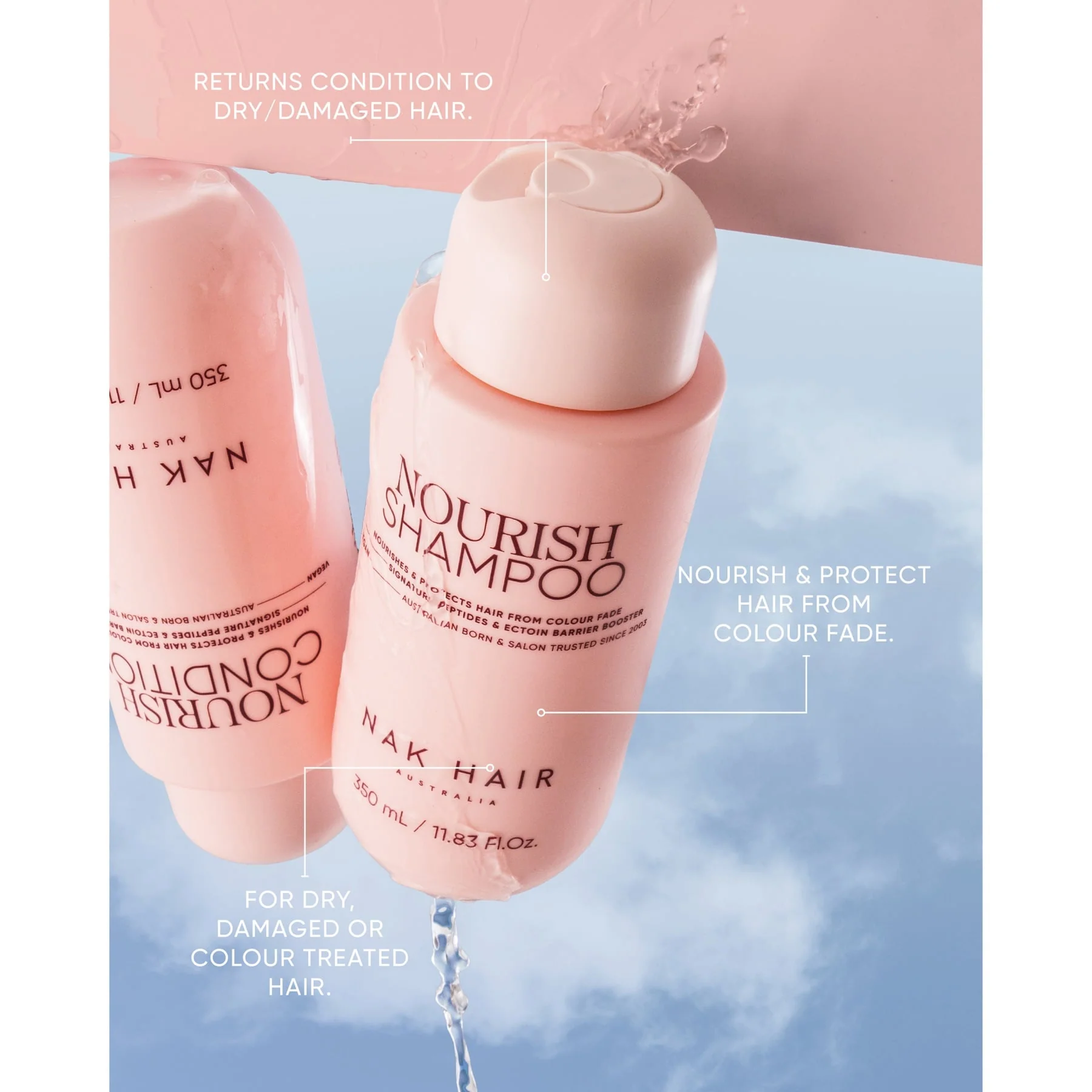 Nak Hair Signature Nourish Shampoo 350ml - Image 4