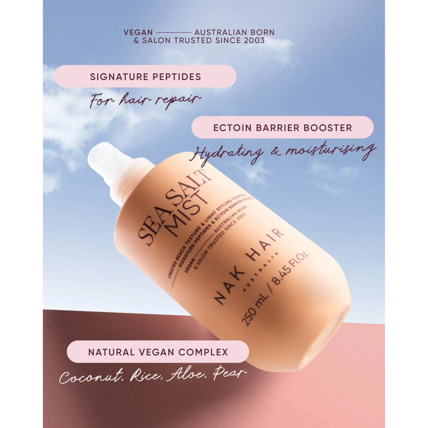 Nak Hair Signature Sea Salt Mist 250ml - Image 6