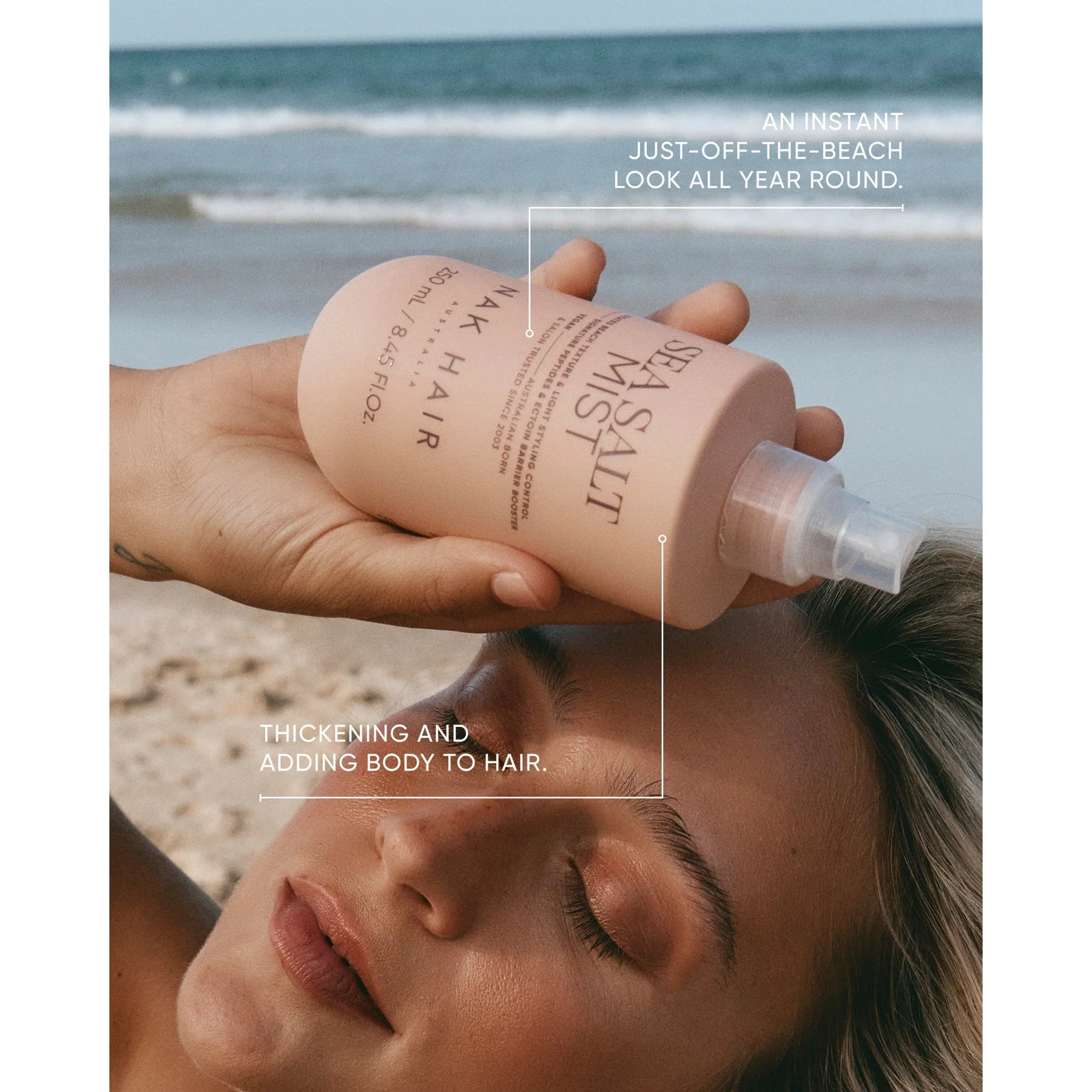 Nak Hair Signature Sea Salt Mist 250ml - Image 7
