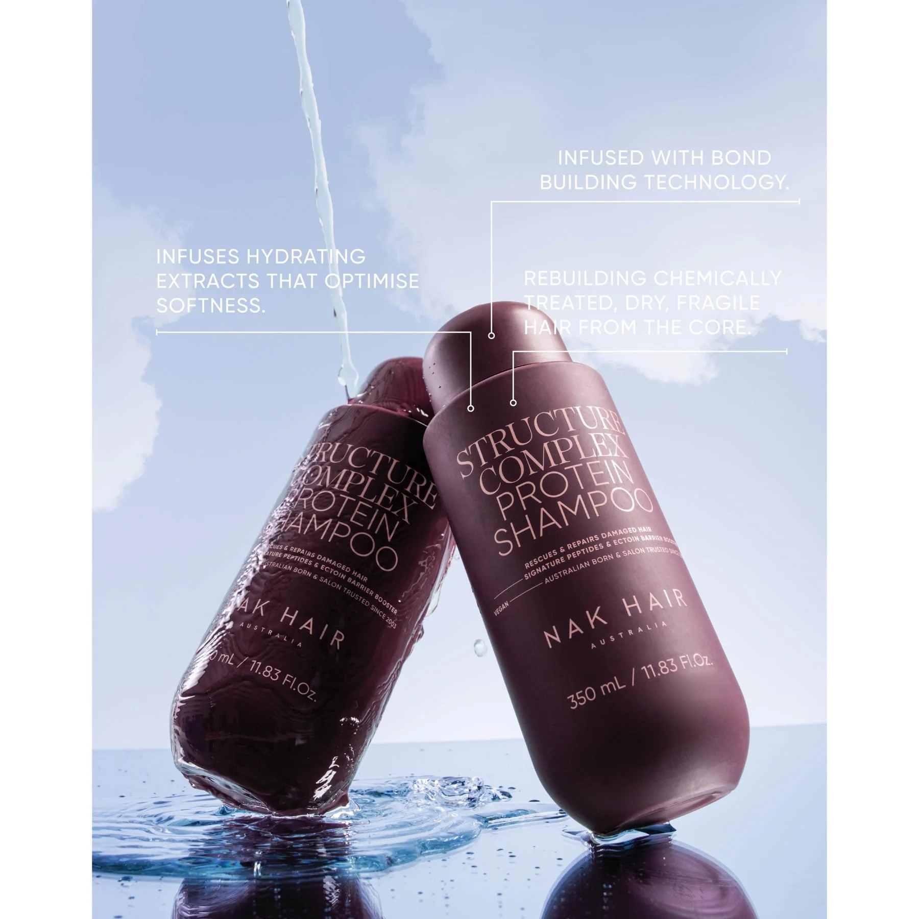 Nak Hair Signature Structure Shampoo 350ml - Image 4