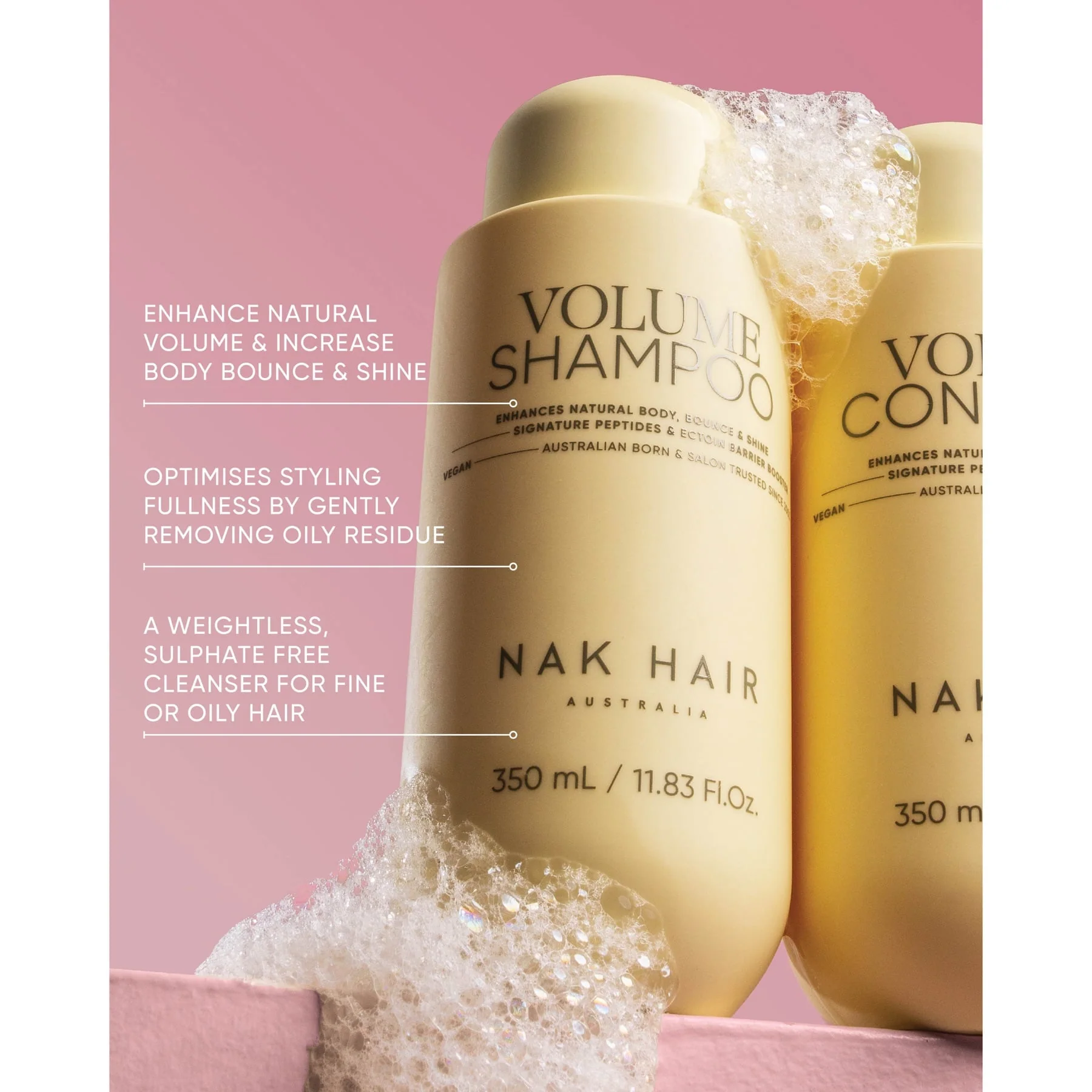 Nak Hair Signature Volume Shampoo 350ml - Image 4