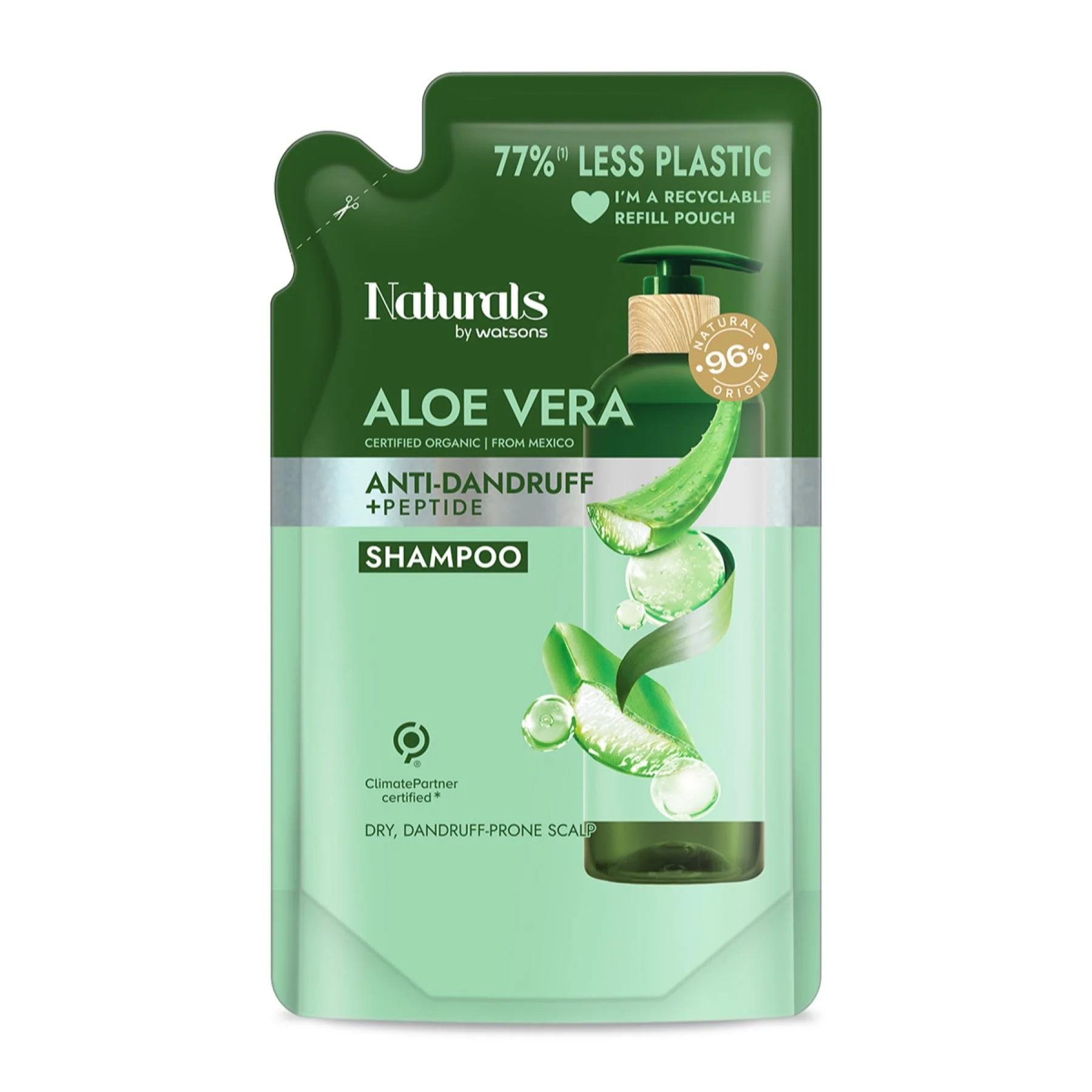 Naturals by Watsons Aloe Vera Shampoo Refill 450ml - Image 2