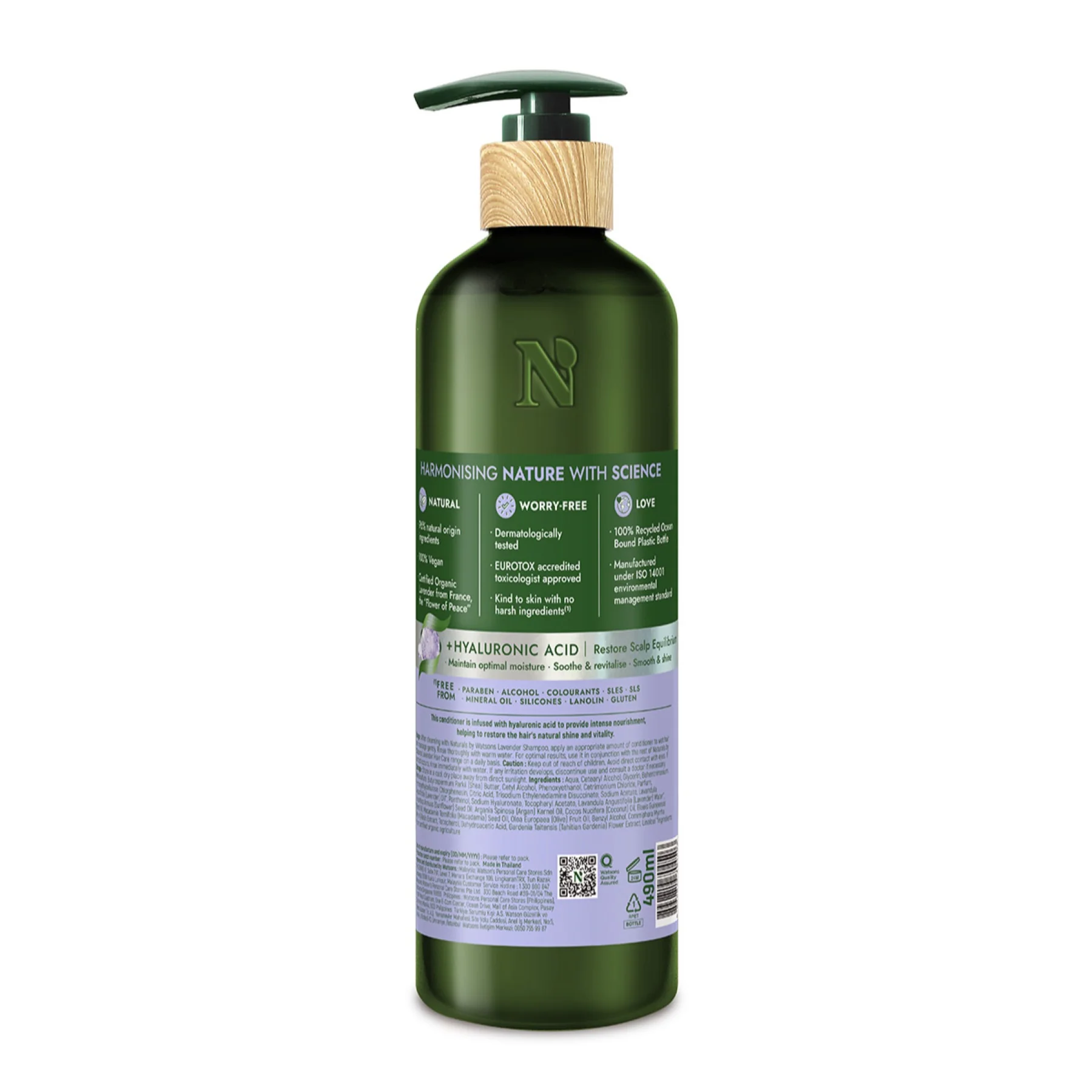 Naturals by Watsons Lavender Conditioner 490ml - Image 2
