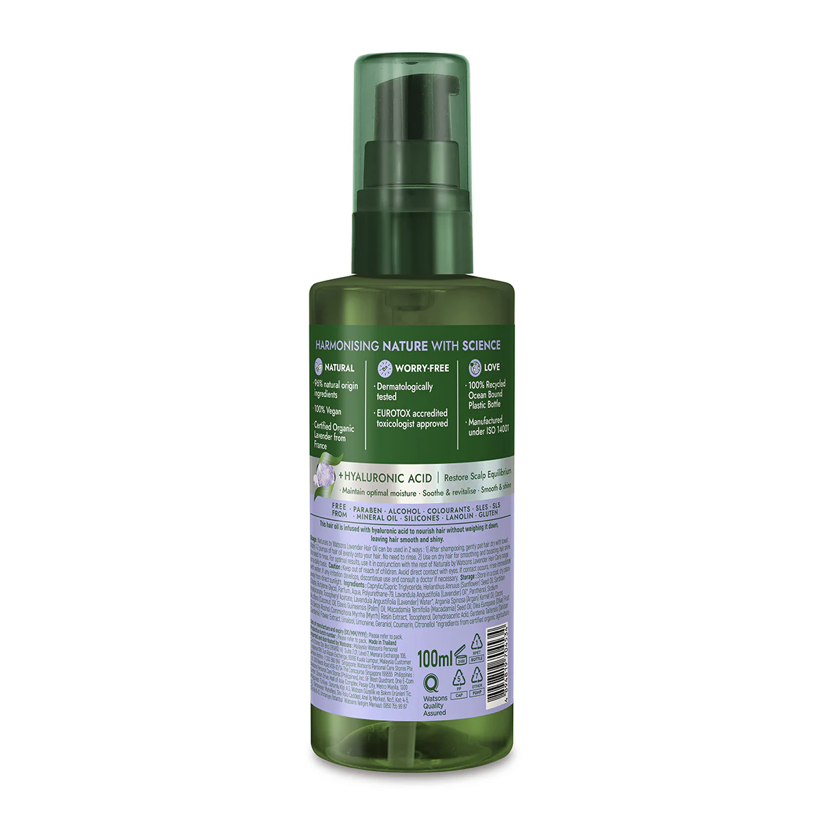 Naturals by Watsons Lavender Hair Oil 100ml - Image 2