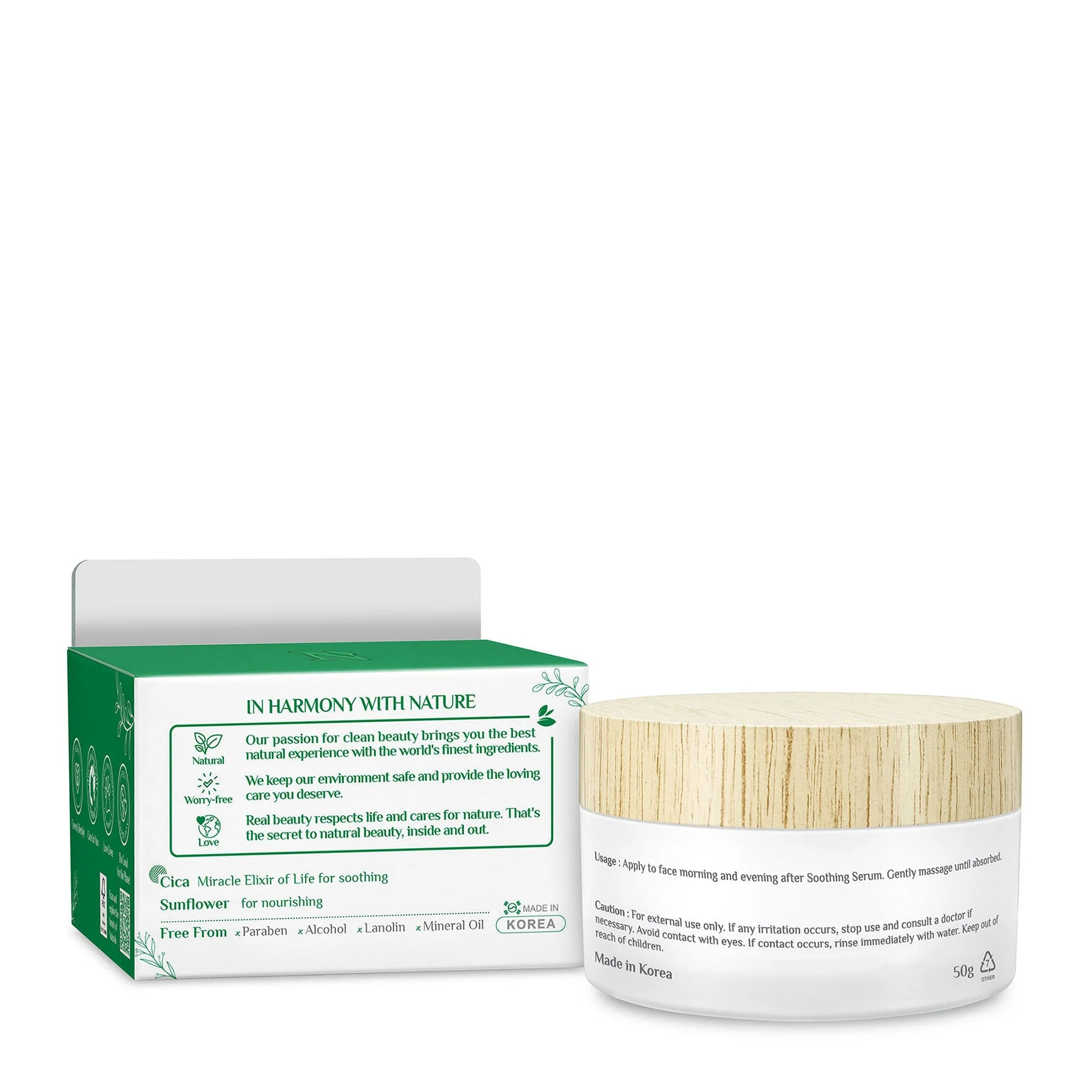 Naturals by Watsons Naturals By Watsons Cica & Sunflower Soothing Face Cream 50g - Image 2
