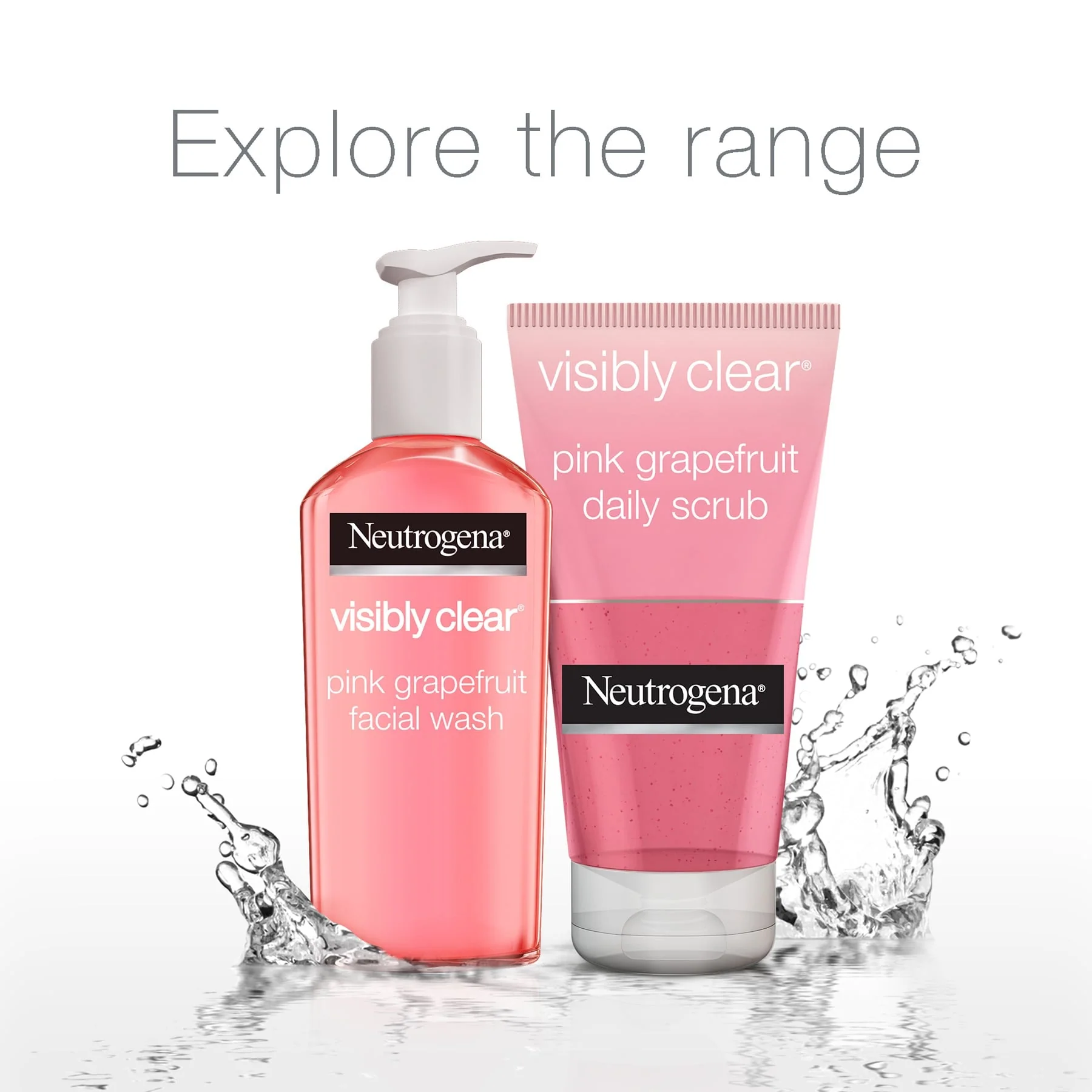Neutrogena Visibly Clear Face Wash Pink Grapefruit 200ml - Image 2