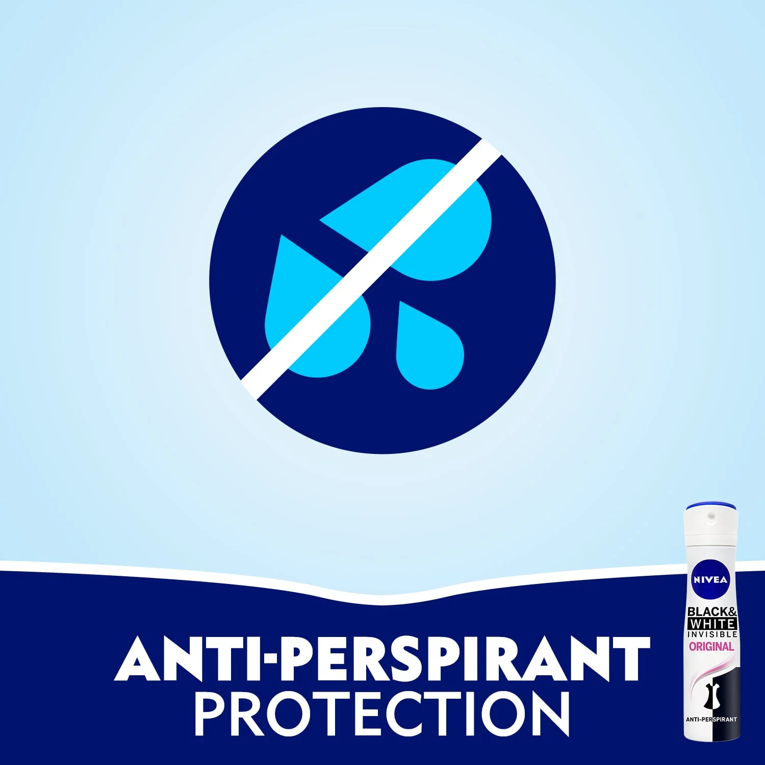 Nivea Anti-Perspirant Deodorant Spray Black & White Invisible Original 150ml - Image 5