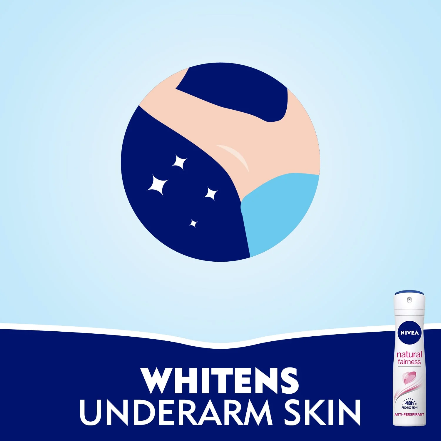 Nivea Anti-Perspirant Deodorant Spray Natural Fairness 150ml - Image 5
