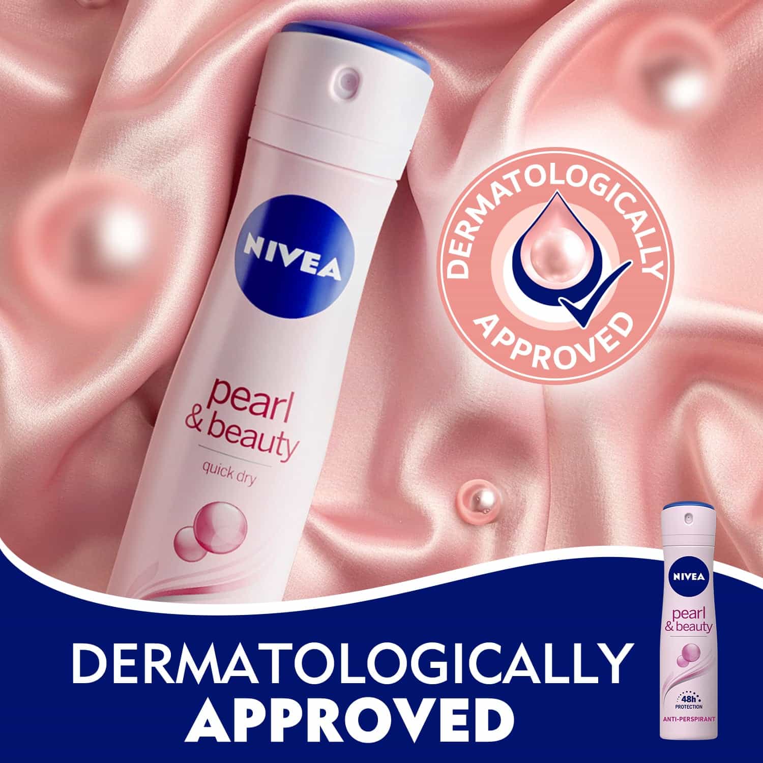 Nivea Anti-Perspirant Deodorant Spray Pearl & Beauty 150ml - Image 4