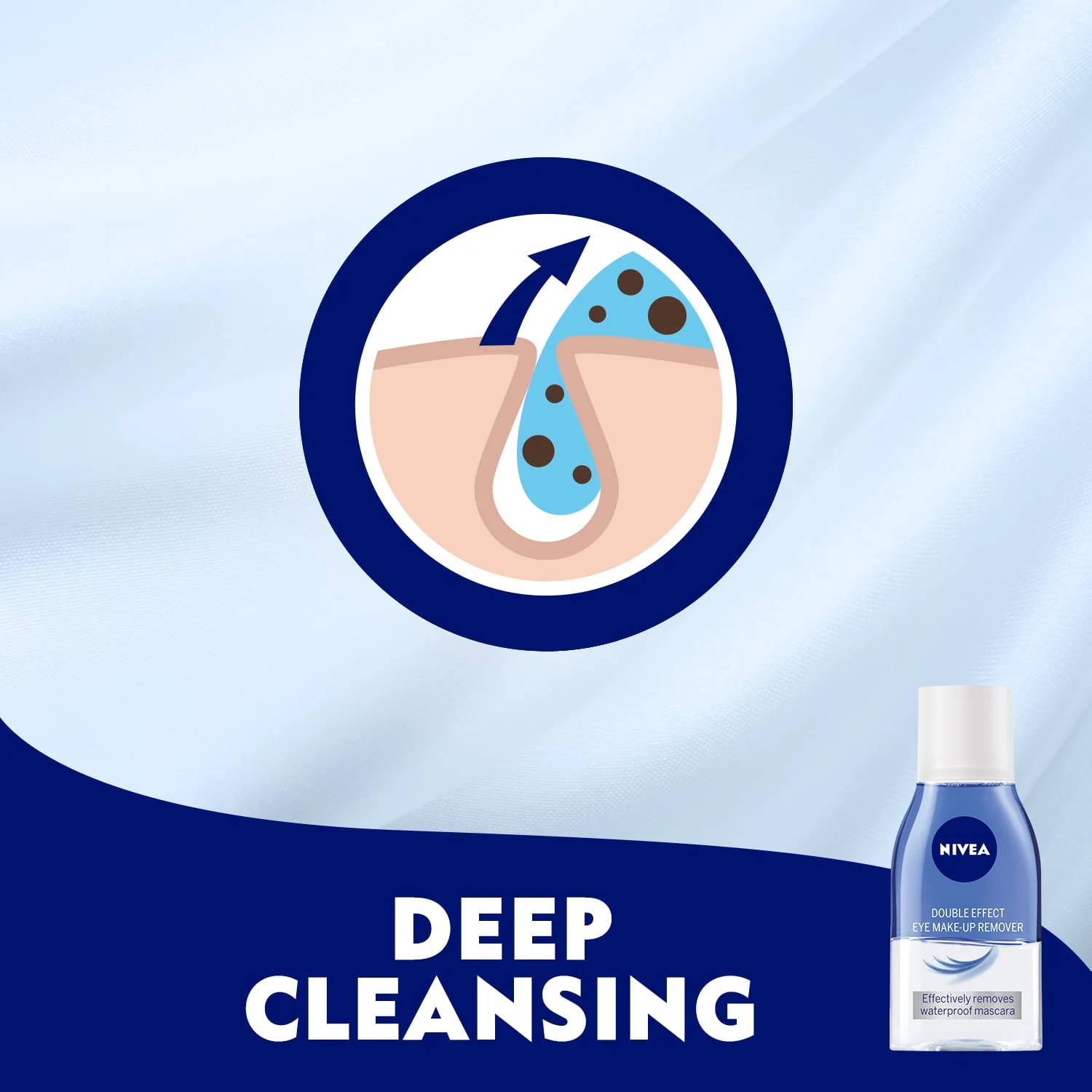 Nivea Double Effect Eye Makeup Remover 125ml - Image 4