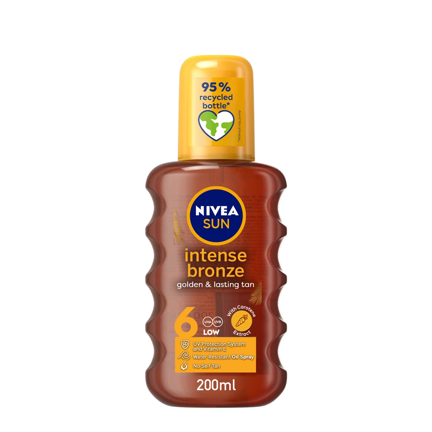 Nivea Intense Bronze Sun Tanning Oil SPF6 200ml - Image 2