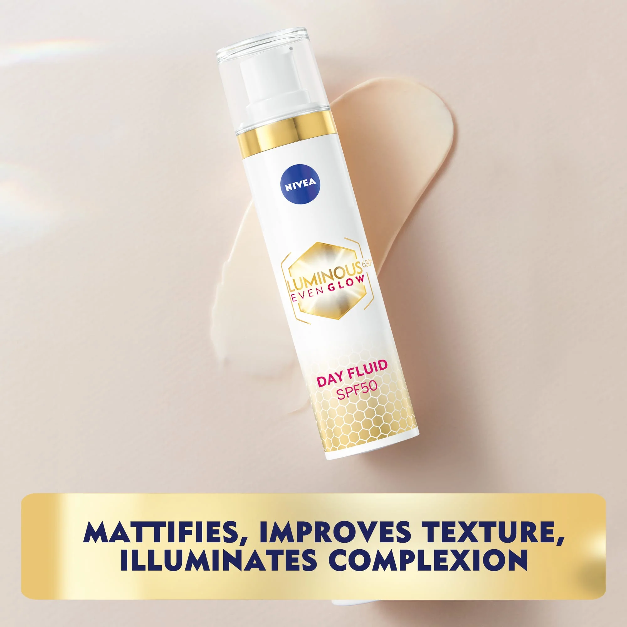 Nivea Luminous630 Even Glow Spot Protection Day Fluid Cream SPF50 40ml - Image 8