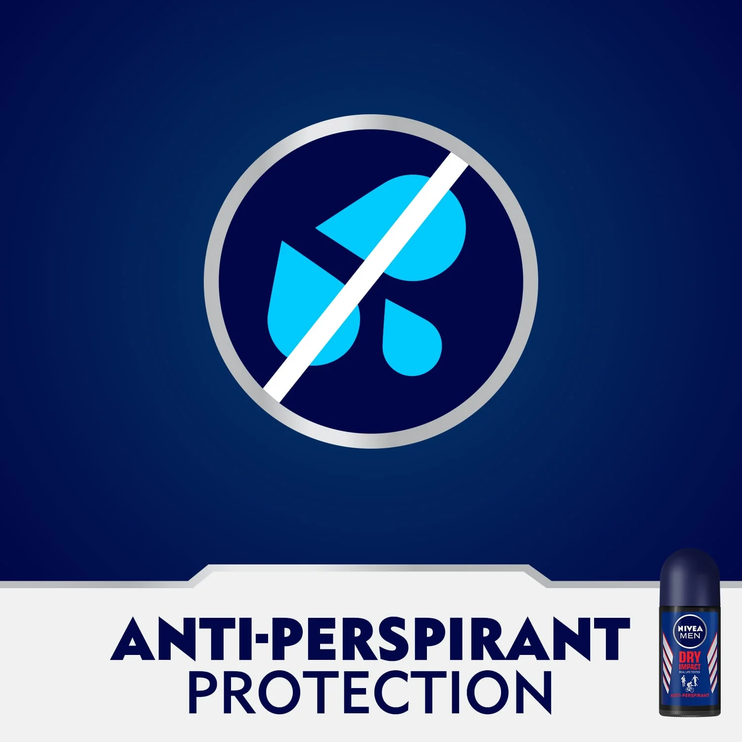 Nivea Men Anti-Perspirant Roll-On Dry Impact 50ml - Image 3