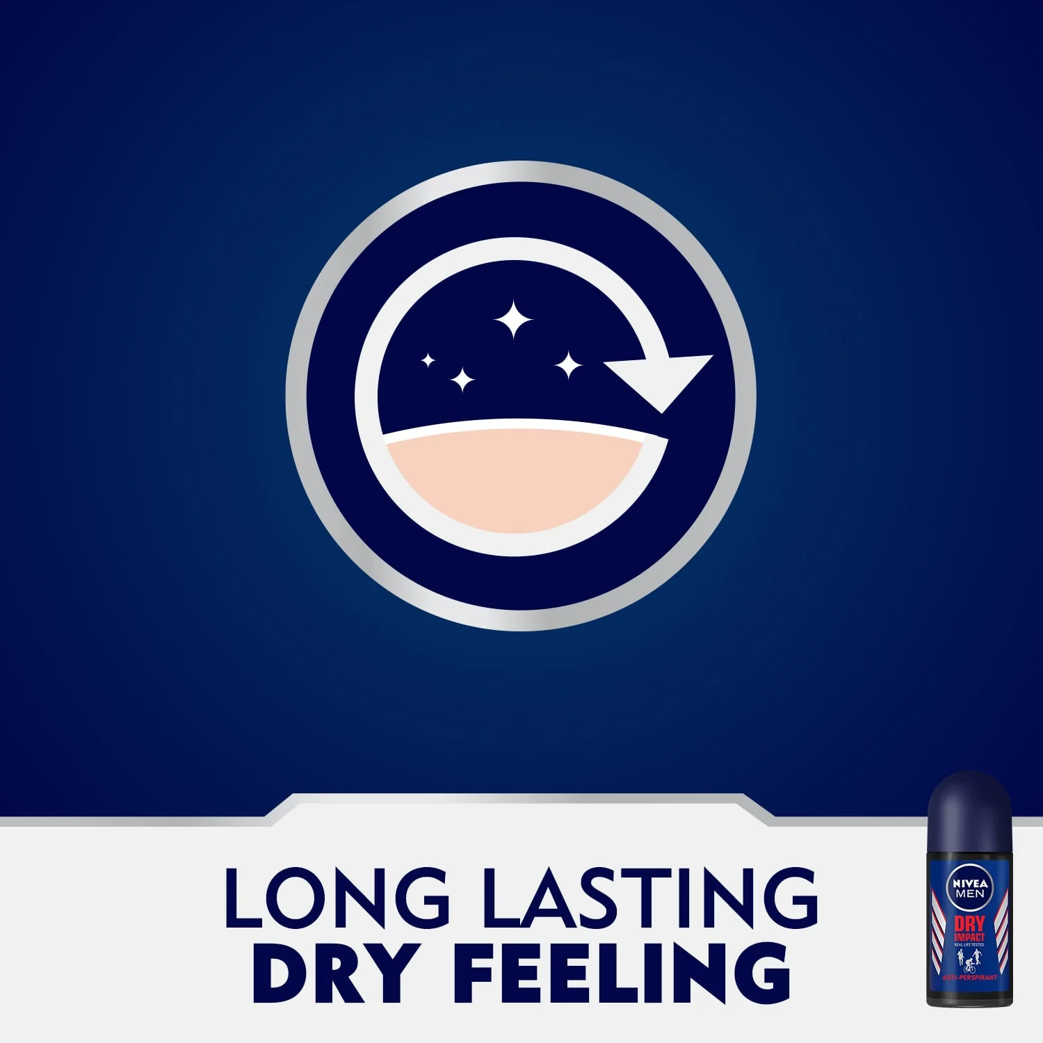 Nivea Men Anti-Perspirant Roll-On Dry Impact 50ml - Image 4