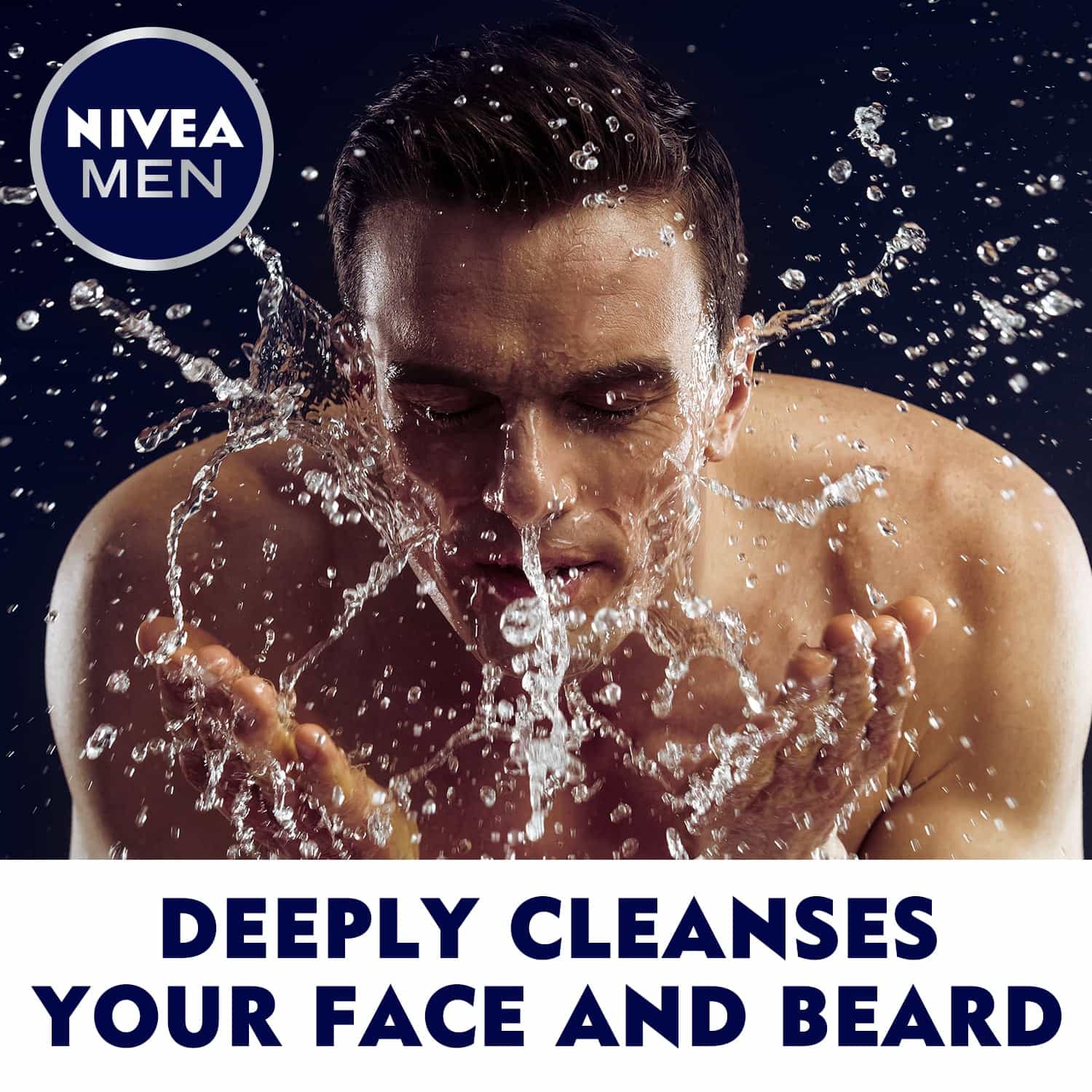 Nivea Men Deep Face & Beard Wash 100ml - Image 2