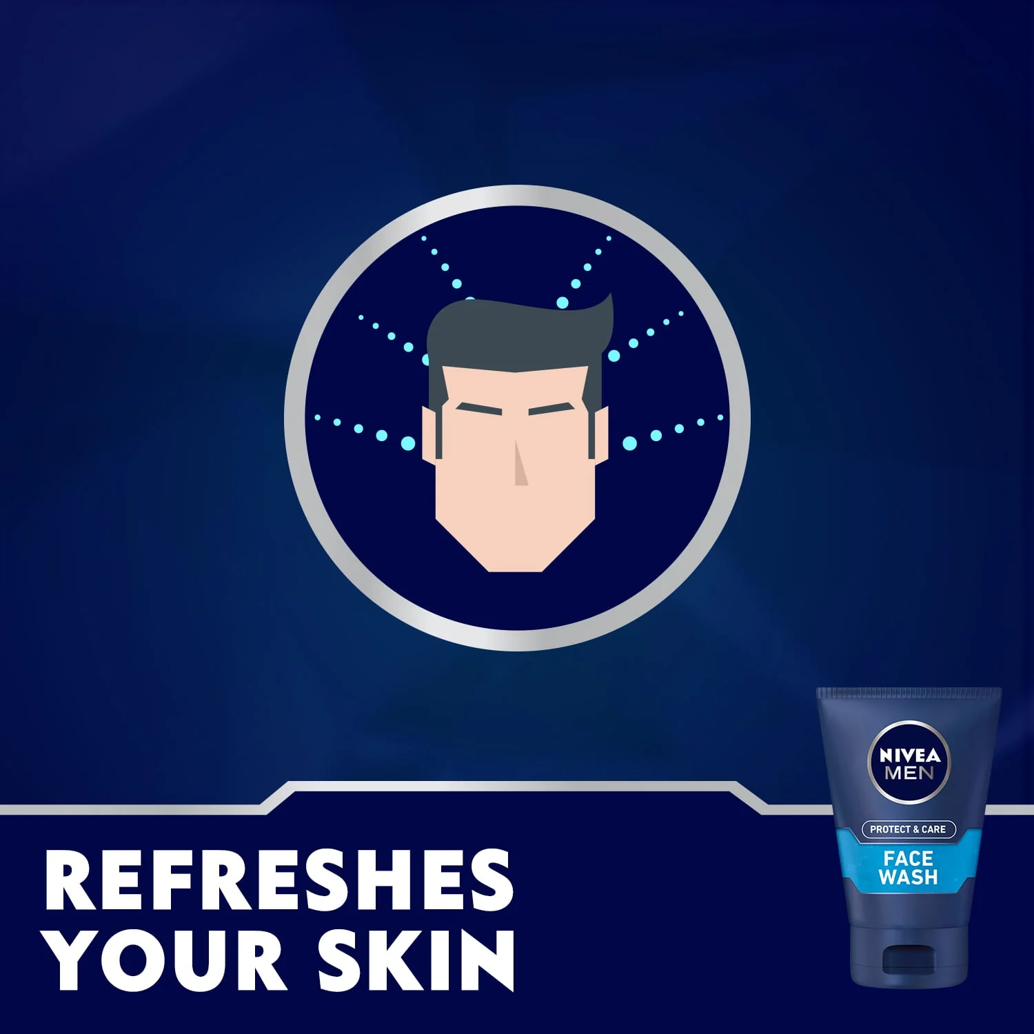 Nivea Men Face Wash Protect & Care 100ml - Image 5