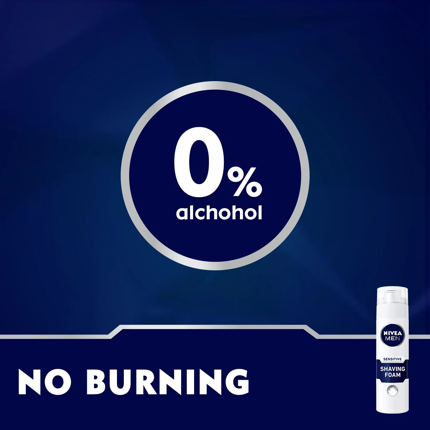 Nivea Men Sensitive Shaving Foam 200ml - Image 3