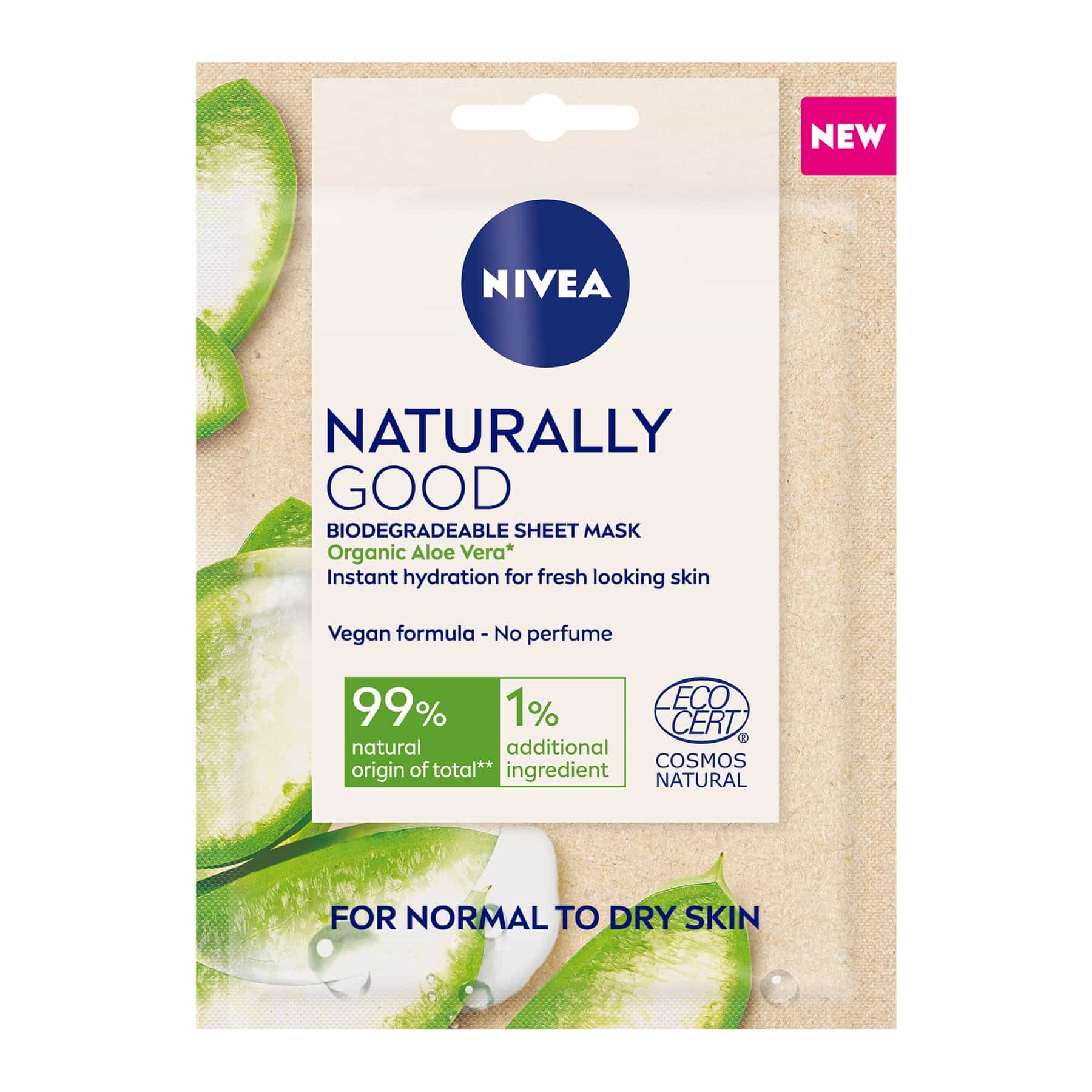 Nivea Naturally Good Organic Aloe Vera Sheet Mask