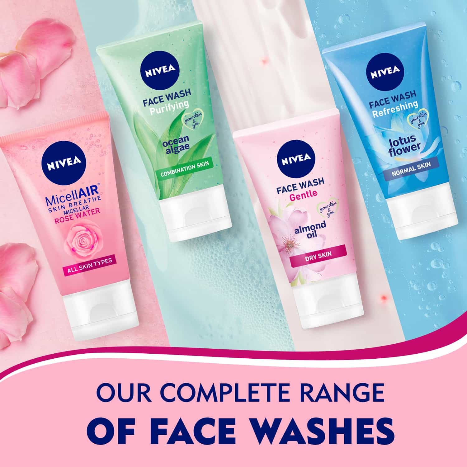 Nivea Rose Care Micellar Face Wash Organic Rose Water 150ml - Image 6