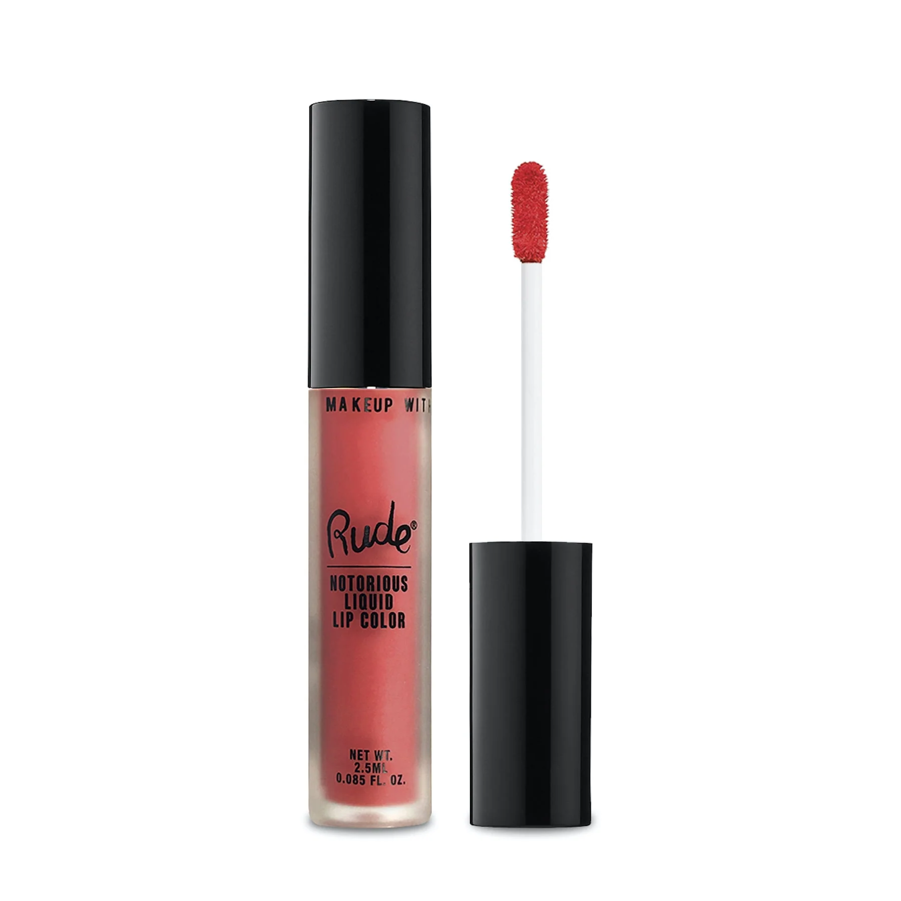 Rude Notorious Liquid Lip Colour Long Lasting Lipstick 2.5ml - Image 5