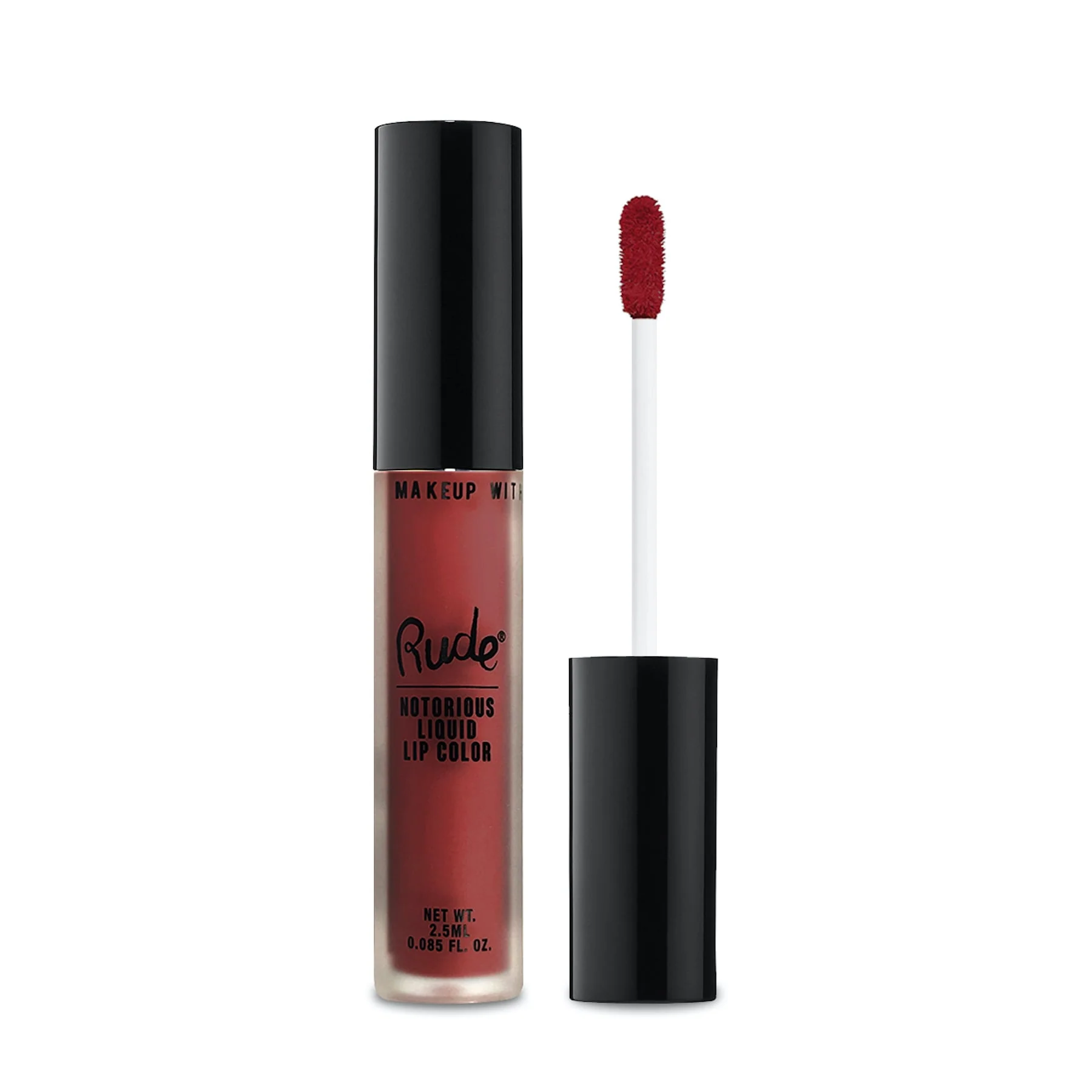 Rude Notorious Liquid Lip Colour Long Lasting Lipstick 2.5ml - Image 6