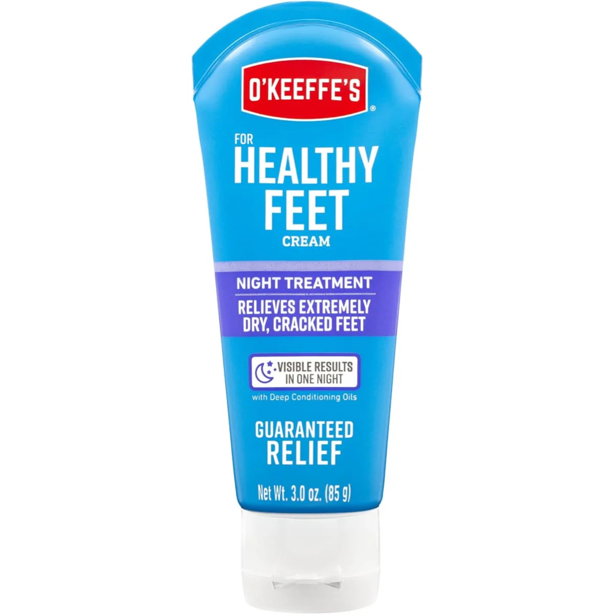 O'Keeffe's Healthy Feet Night Treatment Foot Cream Tube 3oz