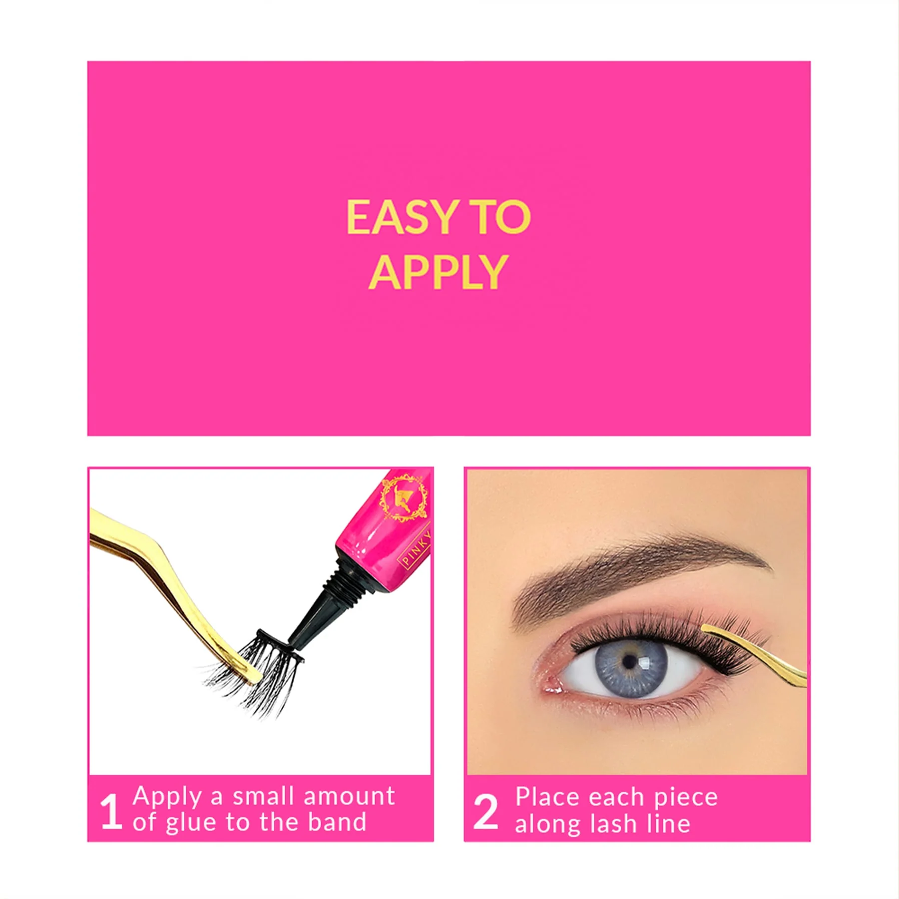Pinky Goat Faizah Pre-Cut Lash Pack - Image 3