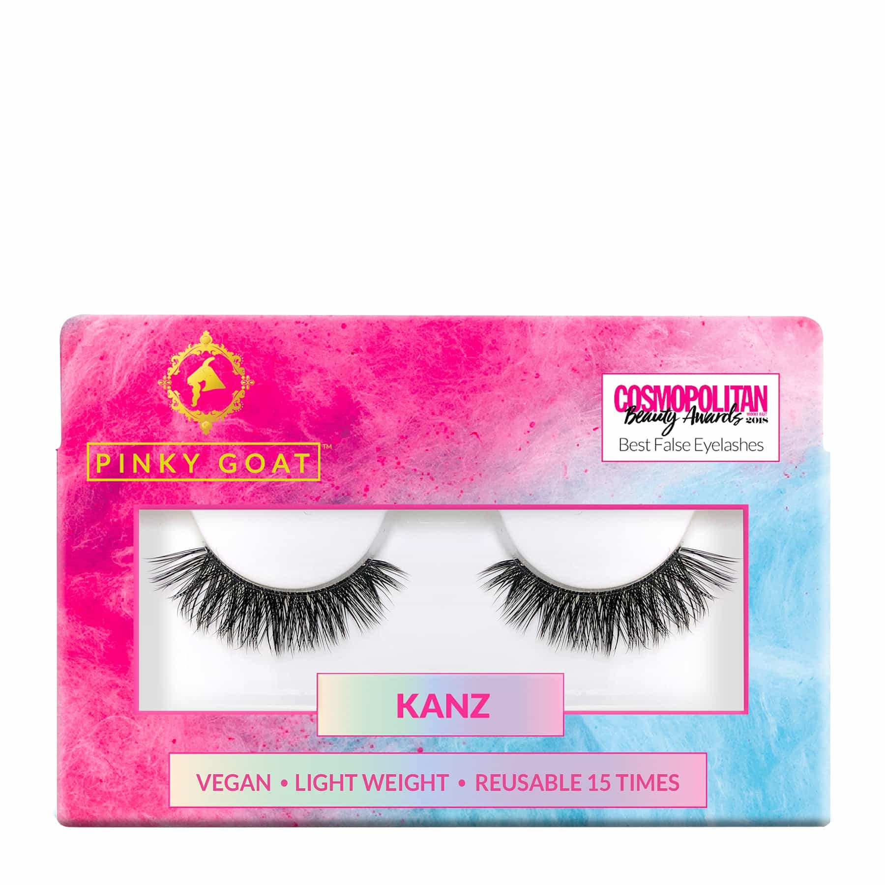 Pinky Goat Kanz False Eyelashes Vegan 1 pair - Image 2