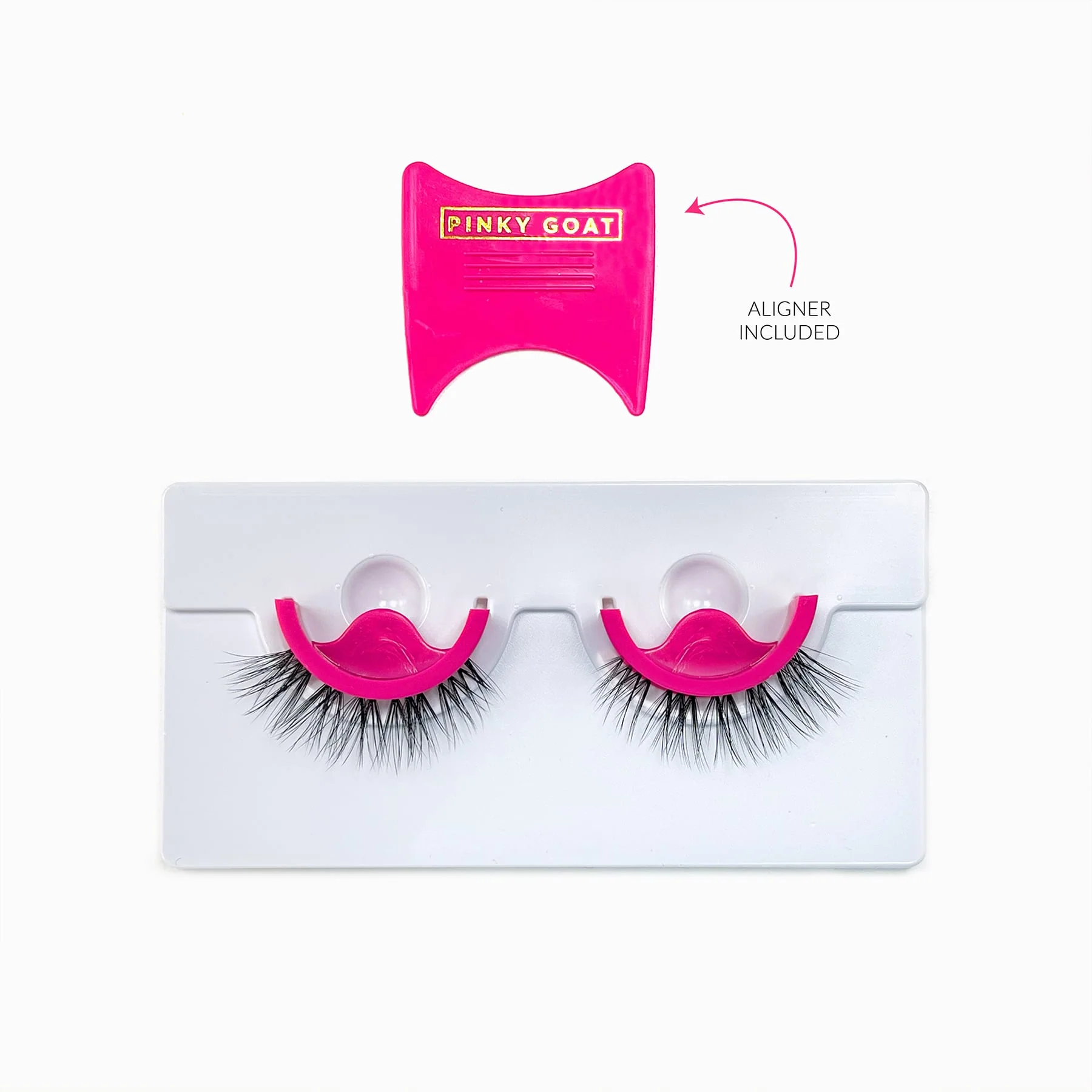 Pinky Goat Pre-Glued Aisha False Eyelashes 1 pair - Image 2