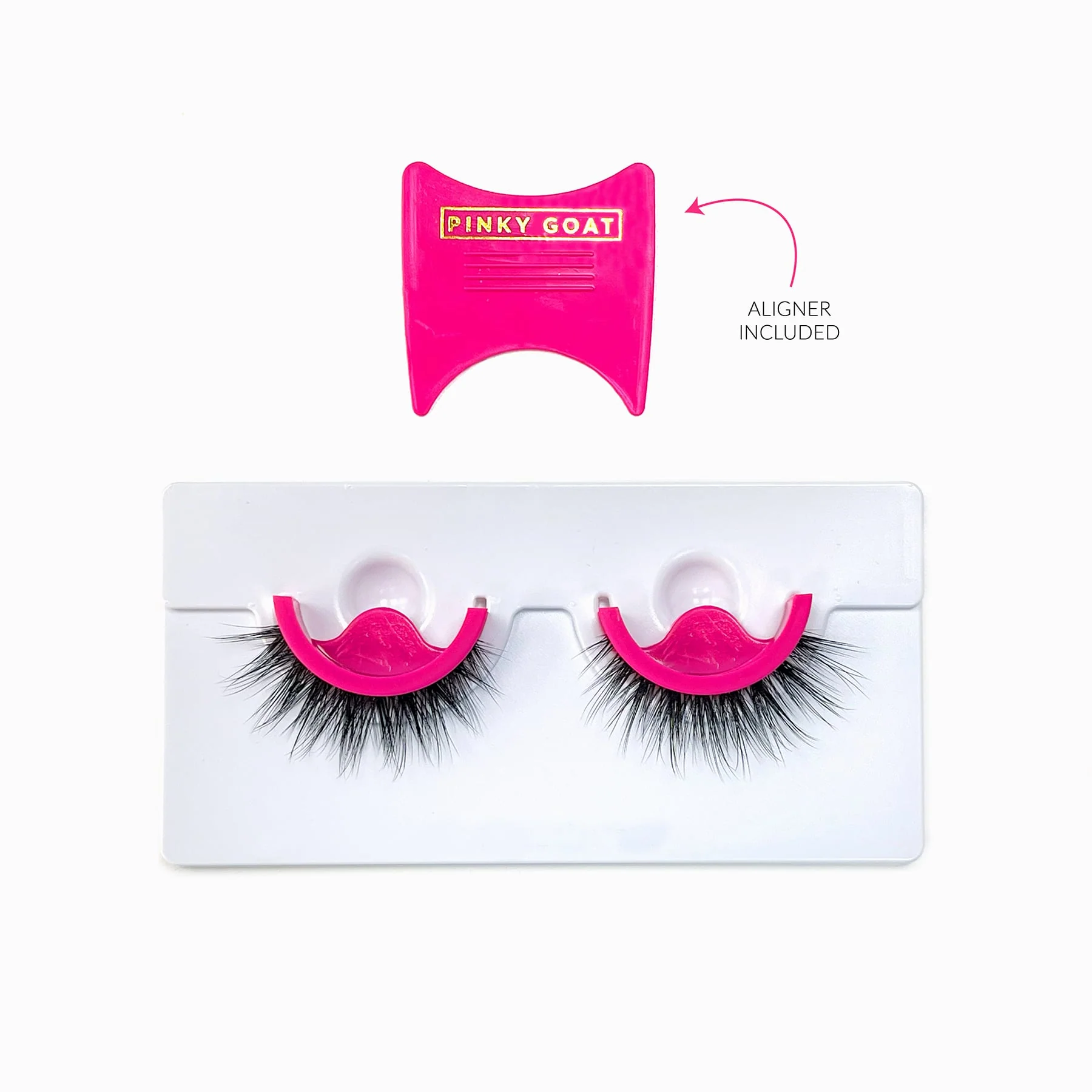 Pinky Goat Pre-Glued Gisela False Eyelashes 1 pair - Image 3