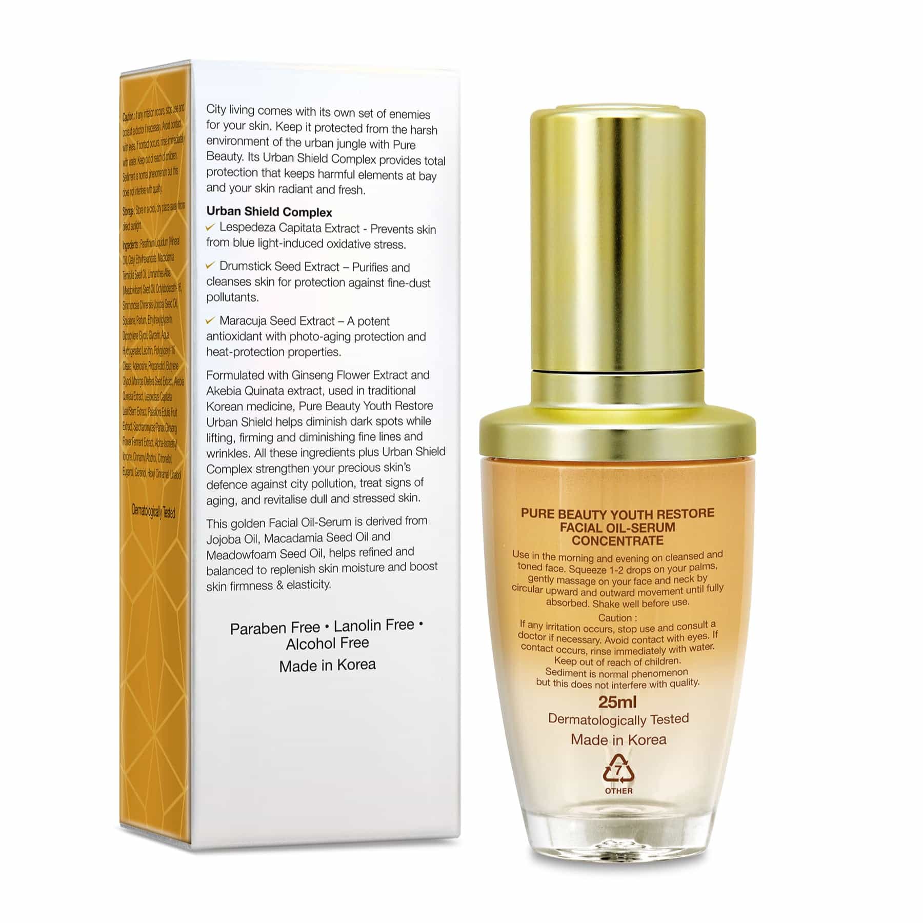 Pure Beauty Youth Restore Facial Oil-Serum Concentrate 30ml - Image 2