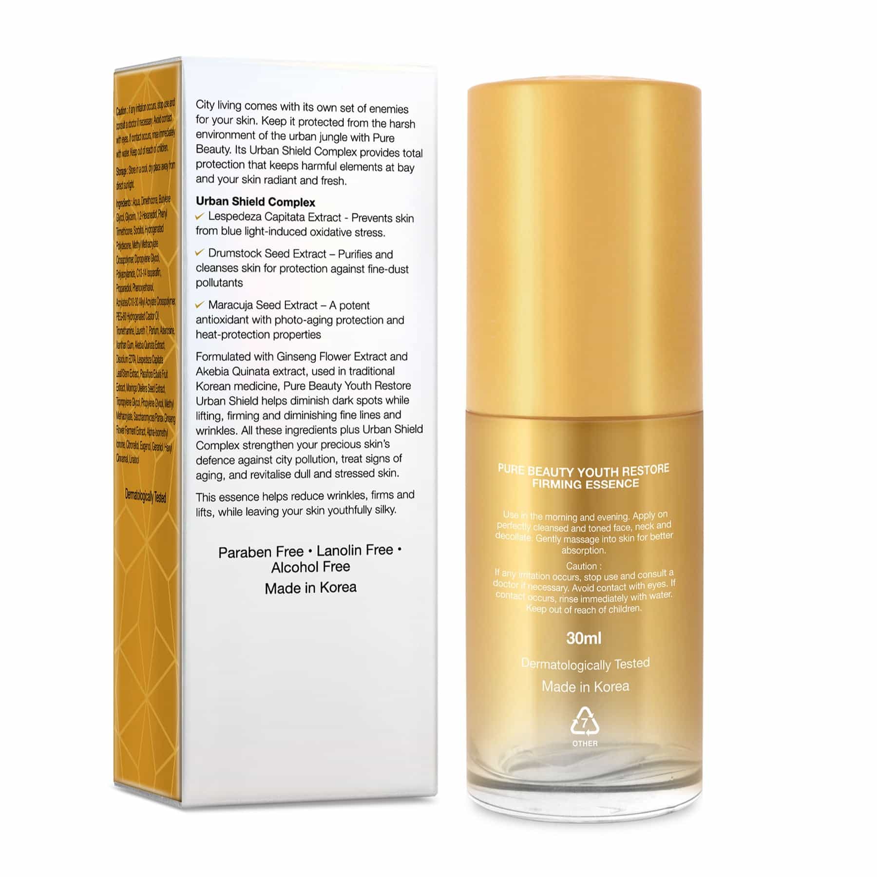 Pure Beauty Youth Restore Firming Essence 30ml - Image 2