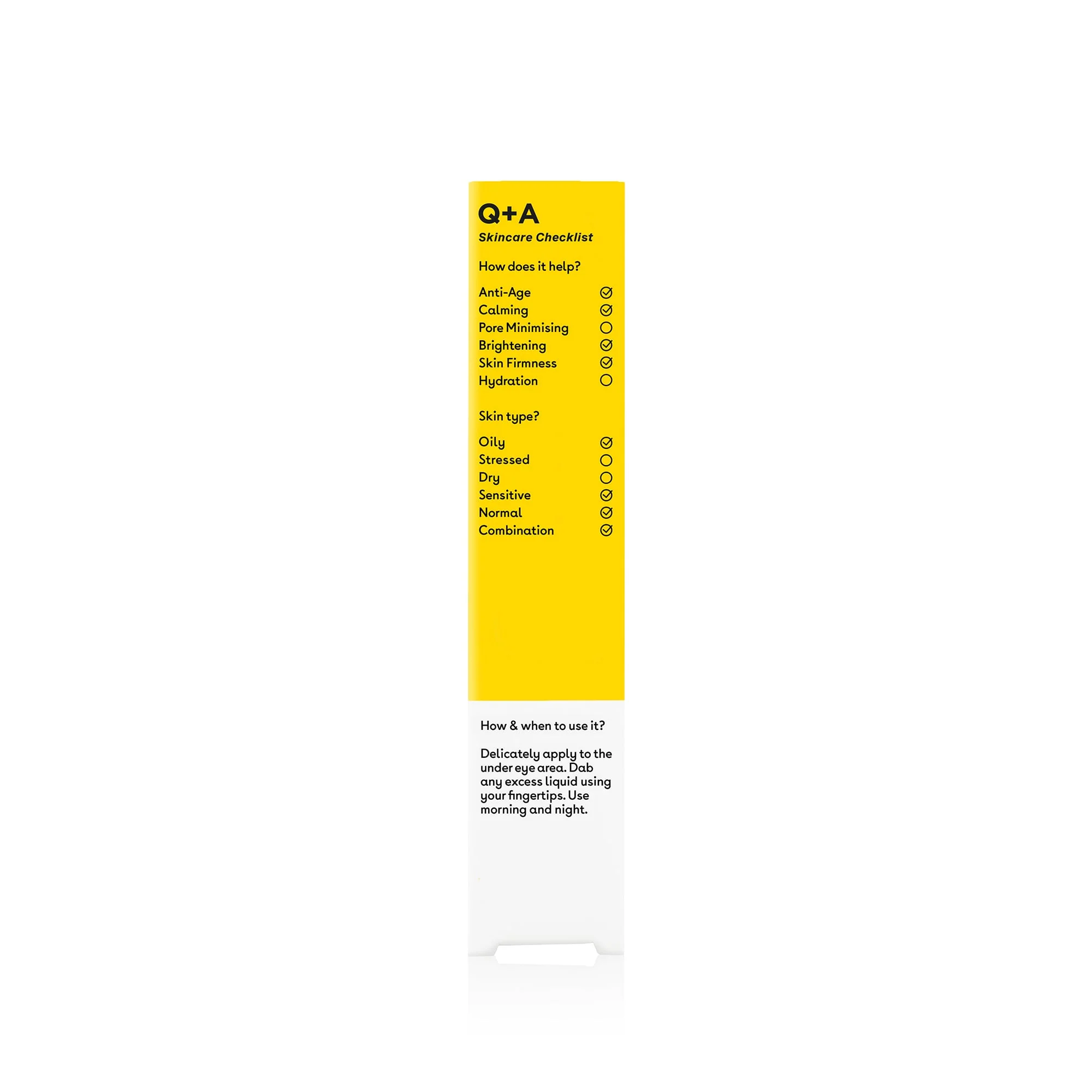 Q+A Caffeine Eye Serum 15ml - Image 2