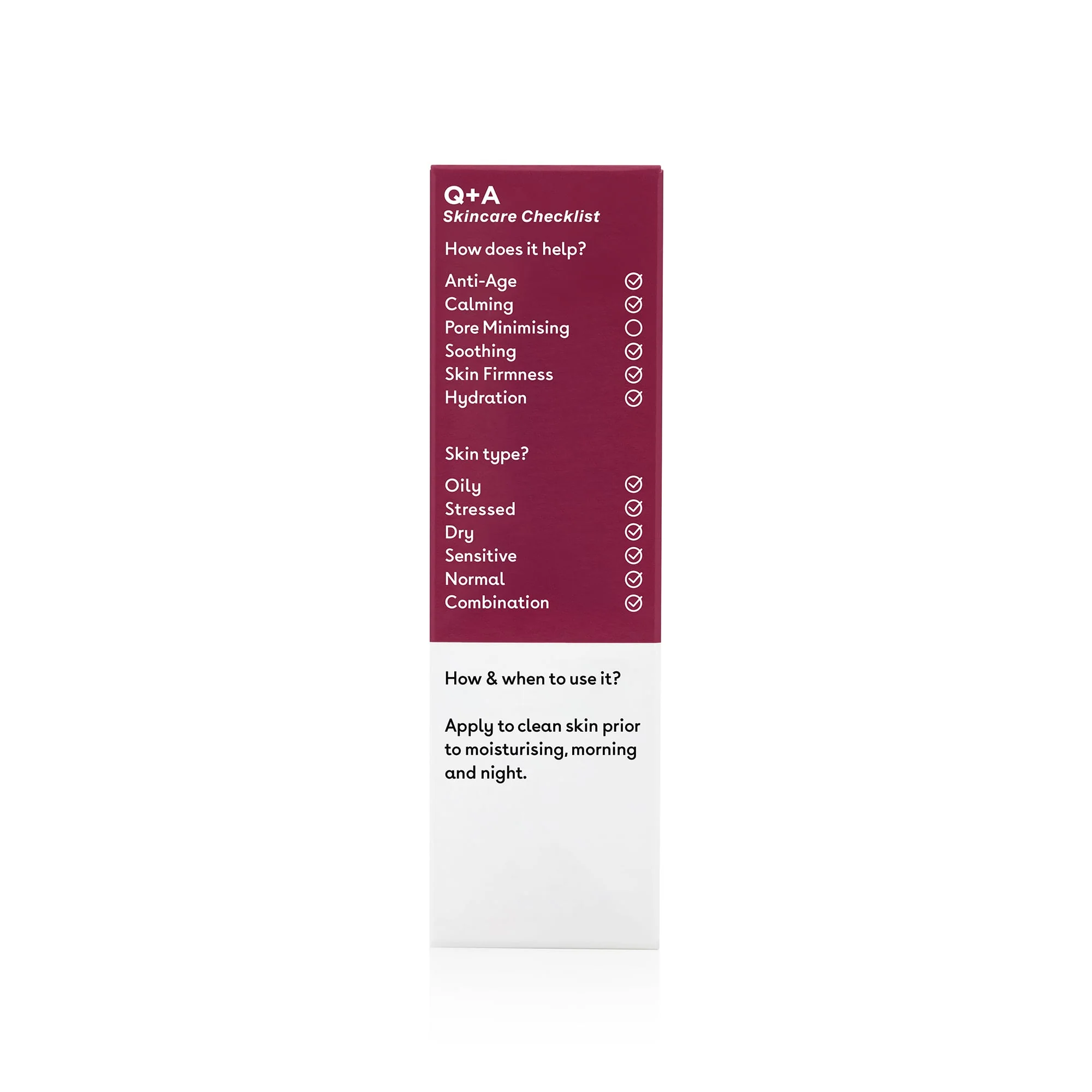 Q+A Hyaluronic Acid Facial Serum 30ml - Image 3