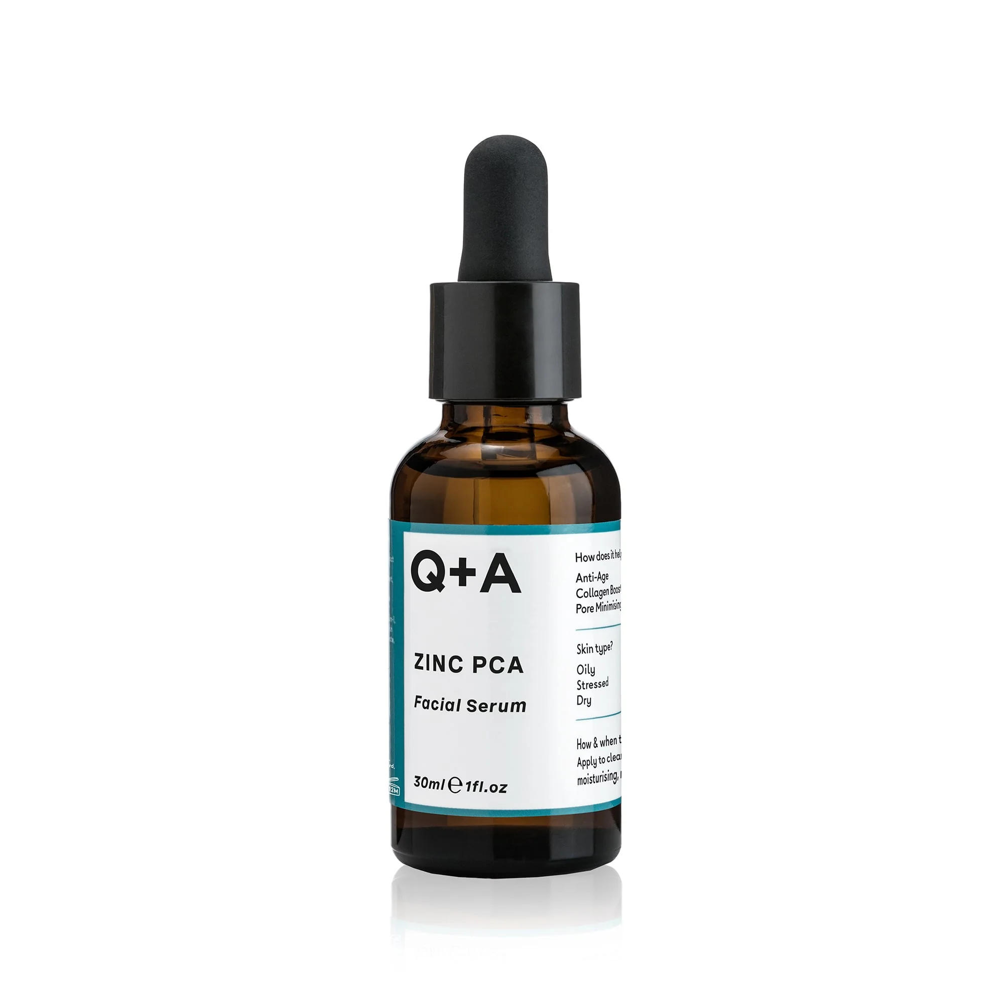 Q+A Zinc PCA Facial Serum 30ml - Image 2