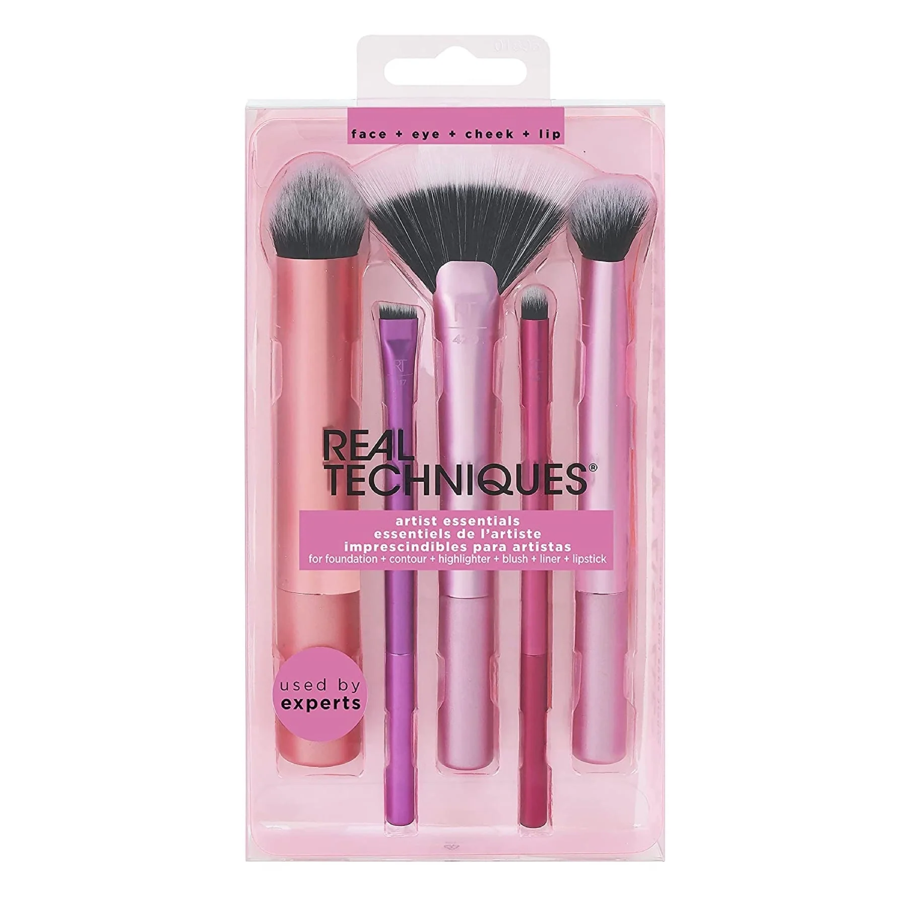 Real Techniques Artist Essentials Makeup Brush Kit 5pc - Image 2