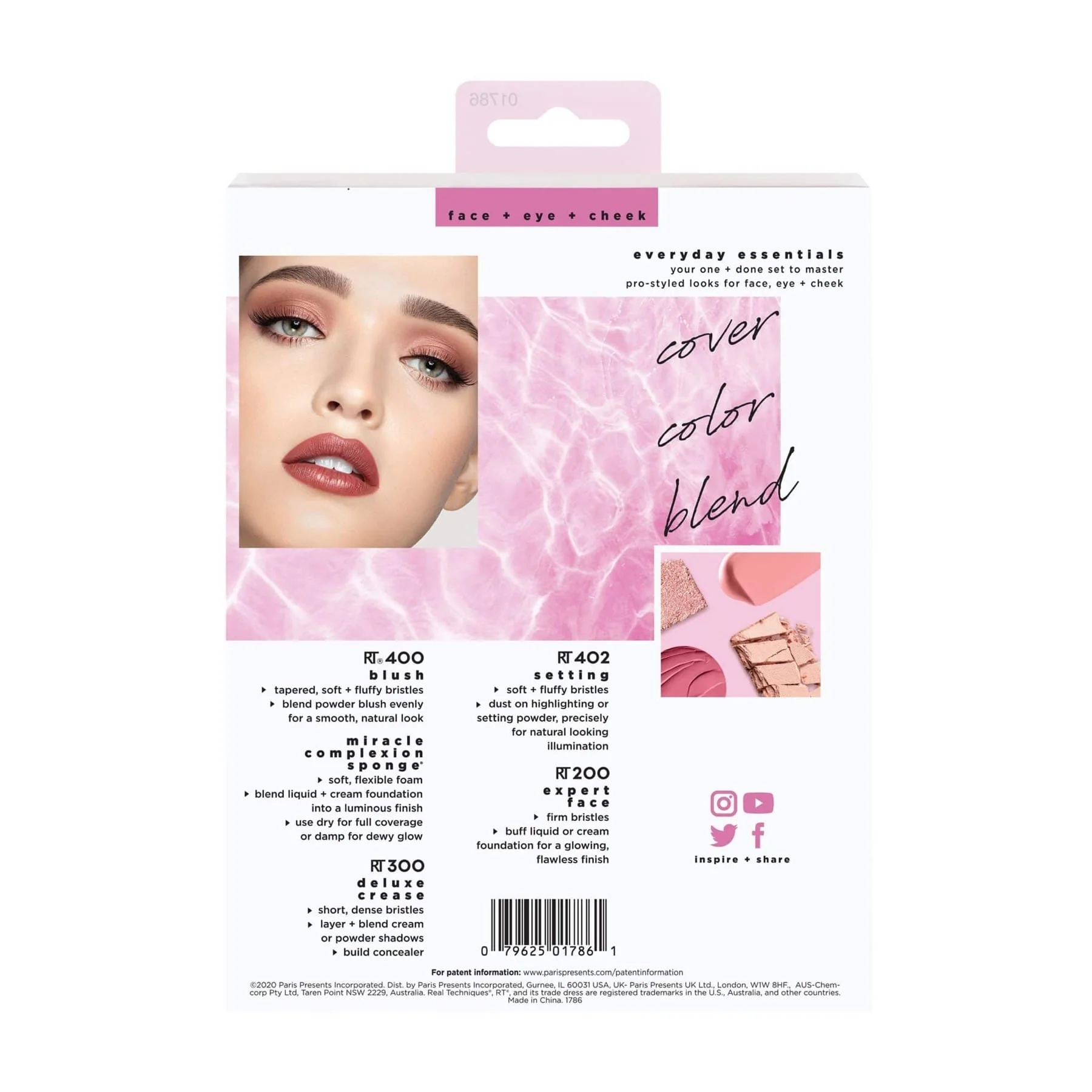Real Techniques Everyday Essentials Kit with 1 Miracle Complexion Sponge 5pc - Image 15