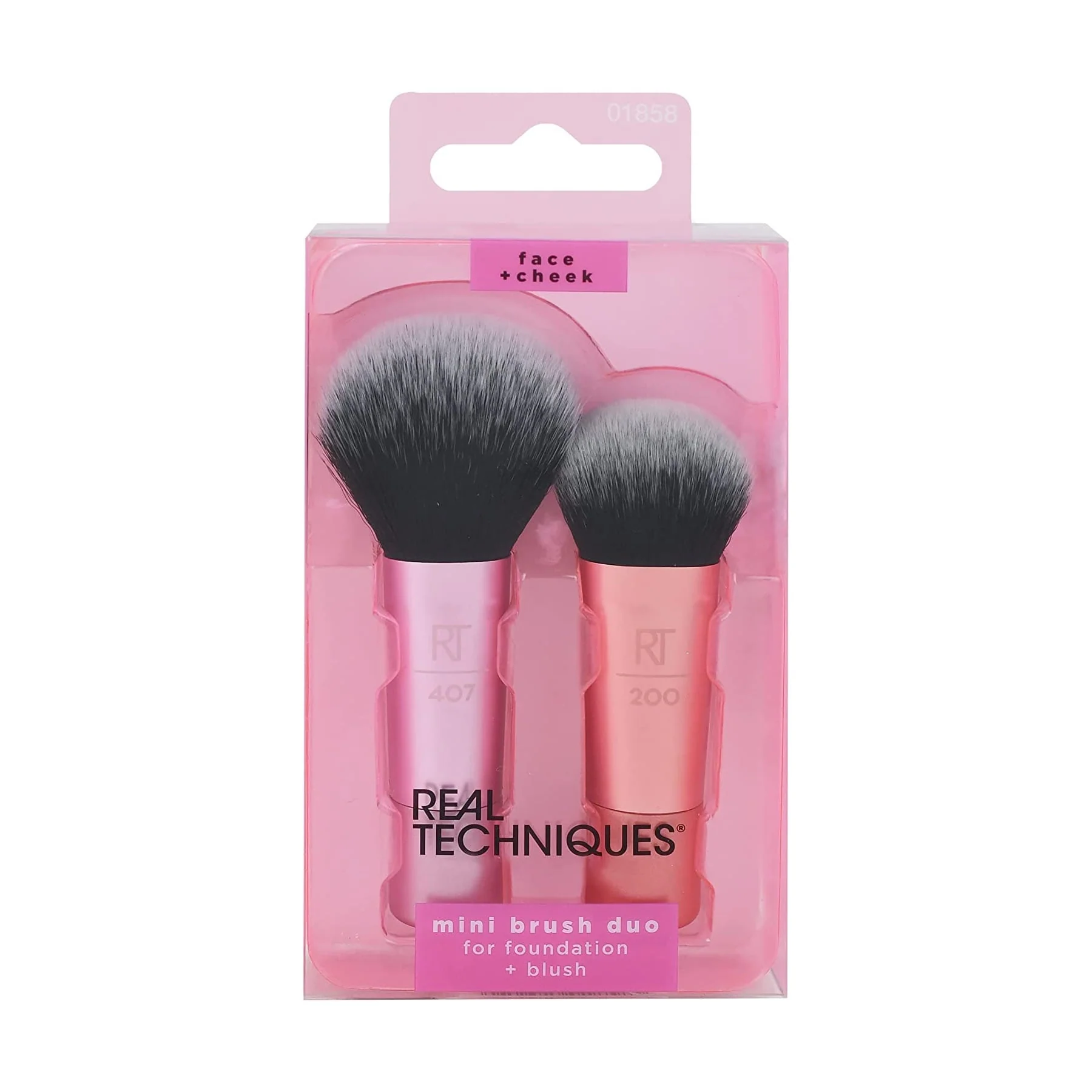 Real Techniques Mini Brush Foundation and Blush Duo - Image 2