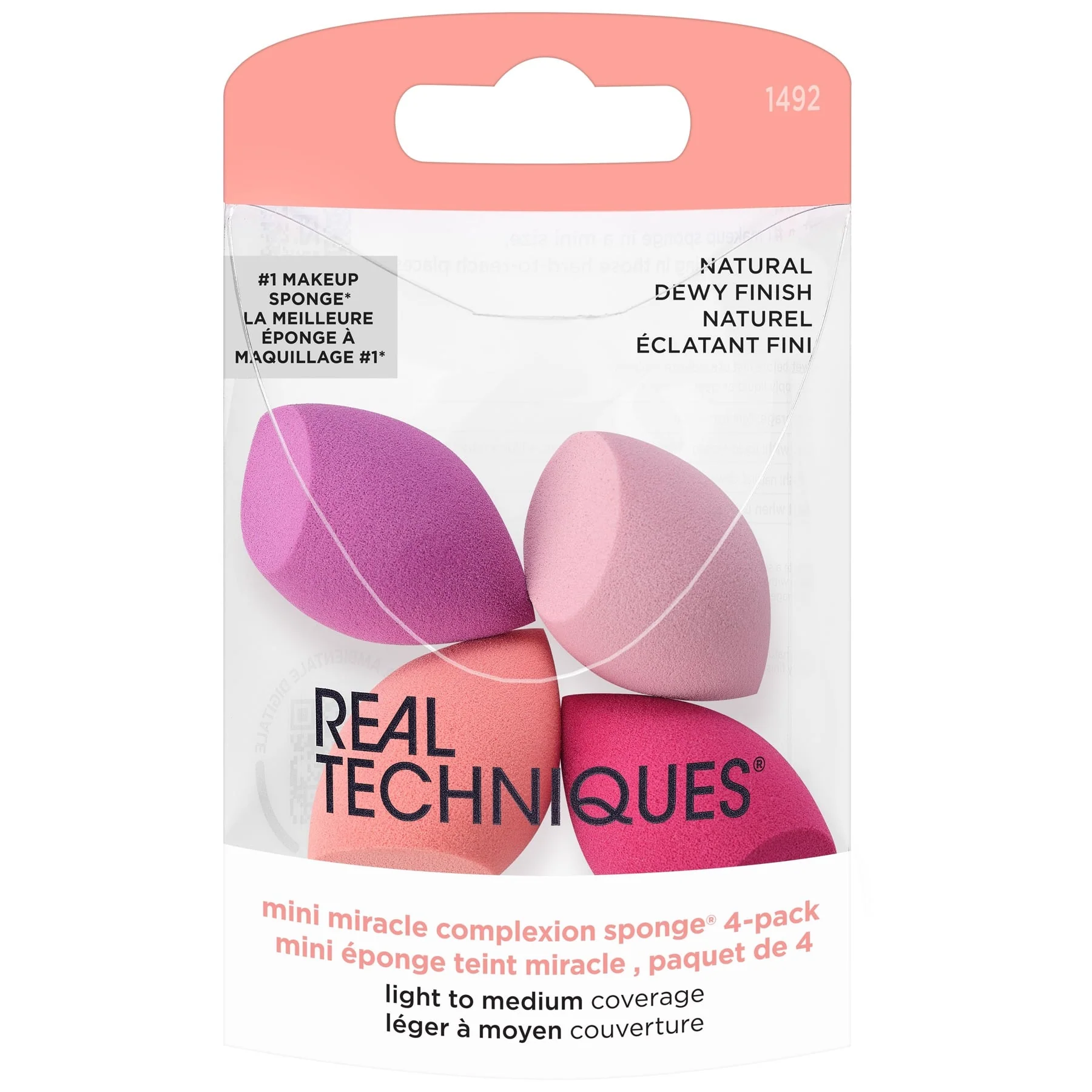 Real Techniques Mini Miracle Complexion Sponges, 4 Piece Set - Image 3