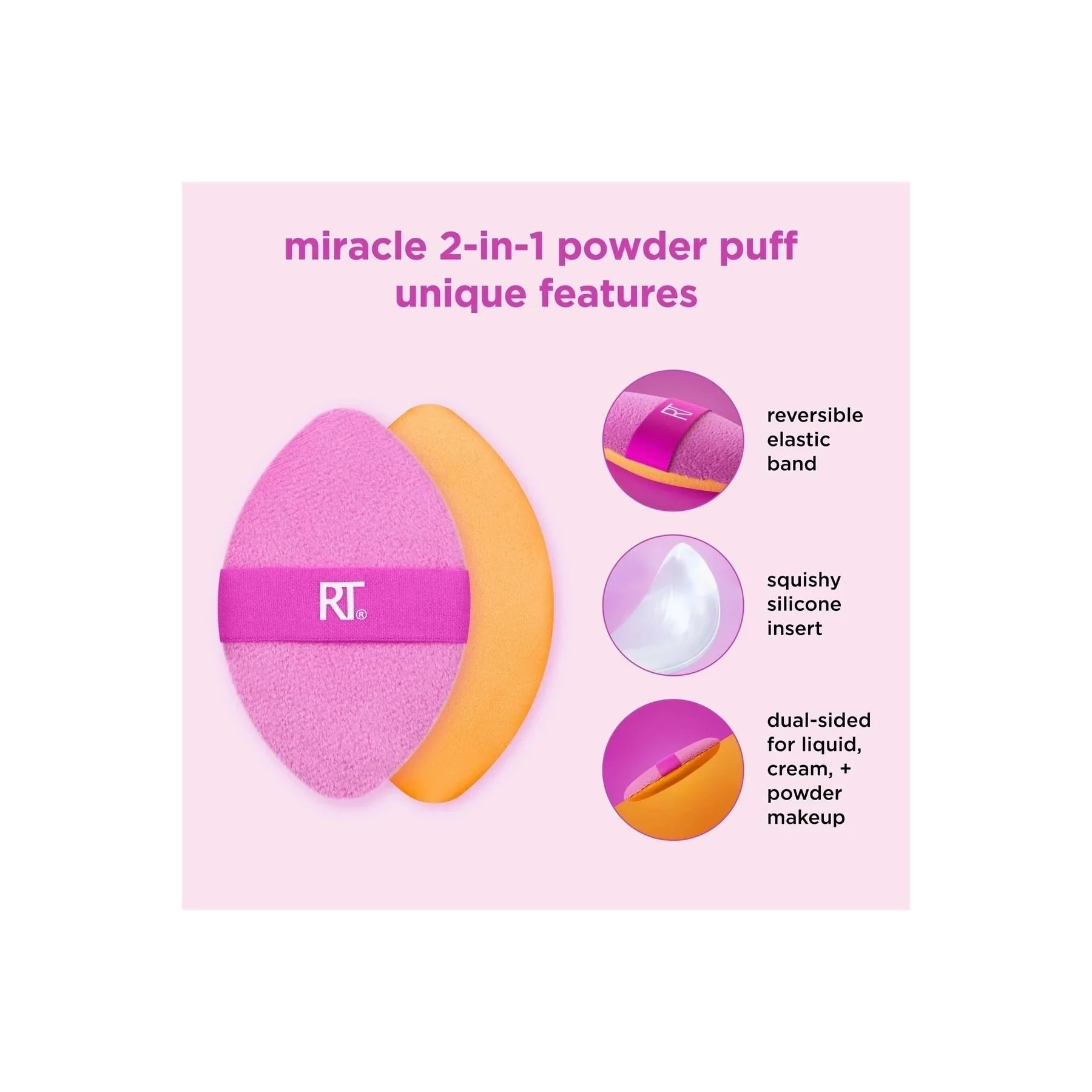 Real Techniques Miracle 2-in-1 Powder Puff - Image 14