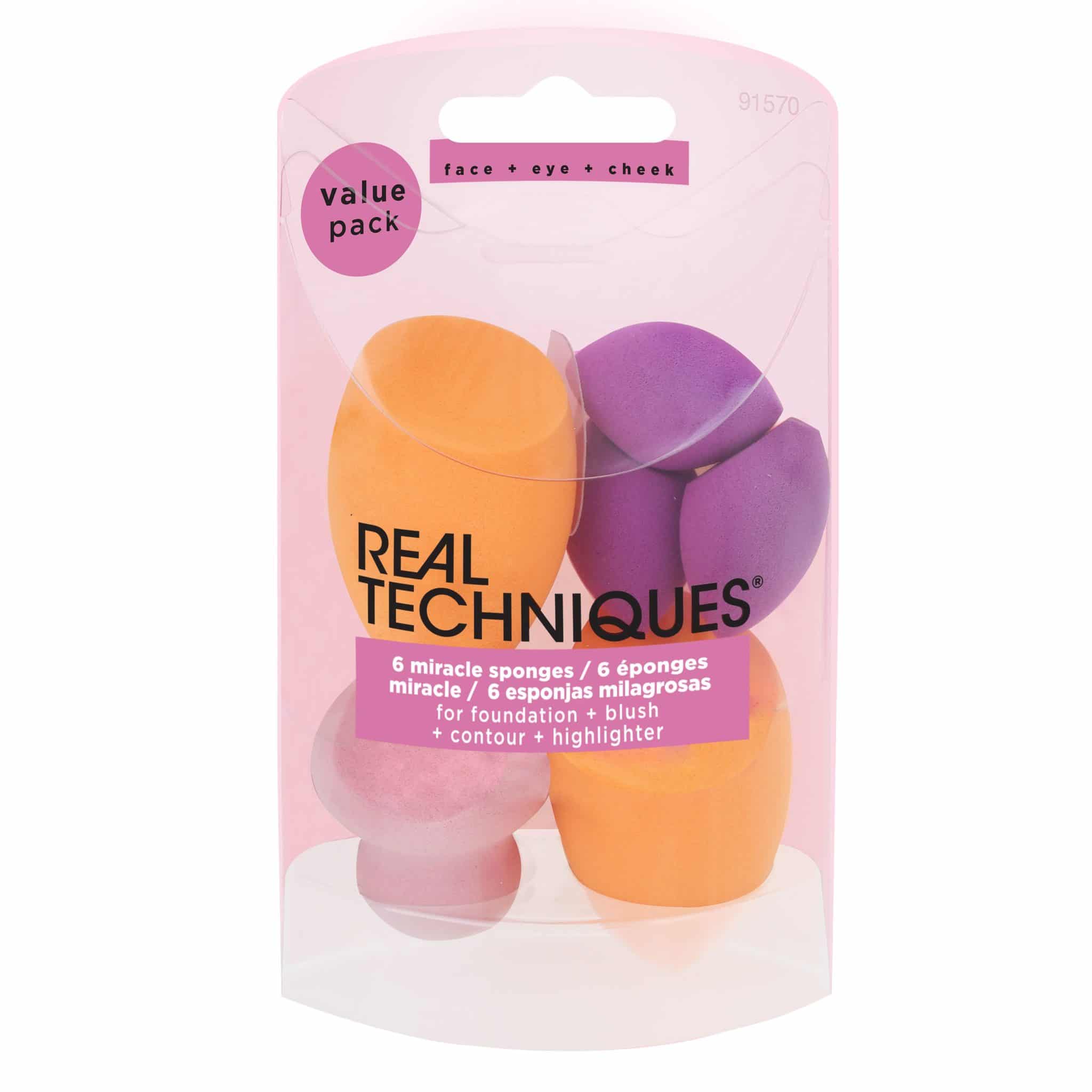 Real Techniques Miracle Complexion Sponges, 6 Piece Set - Image 2
