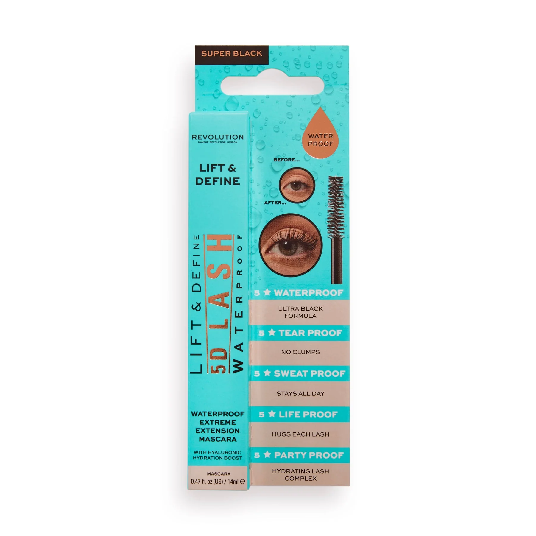 Revolution 5D Lash Waterproof Mascara - Image 3