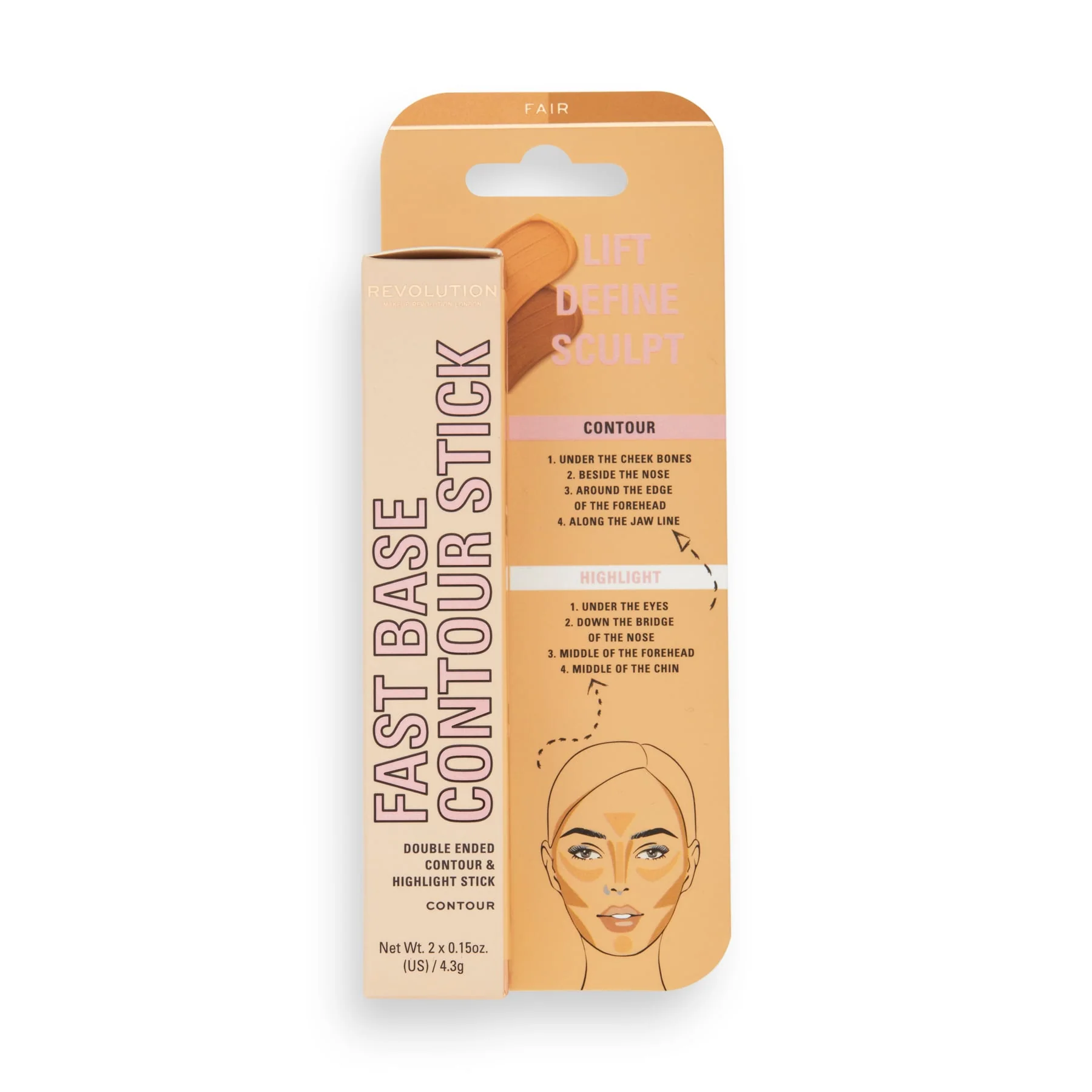 Revolution Fast Base Contour Stick 4.3g - Image 10