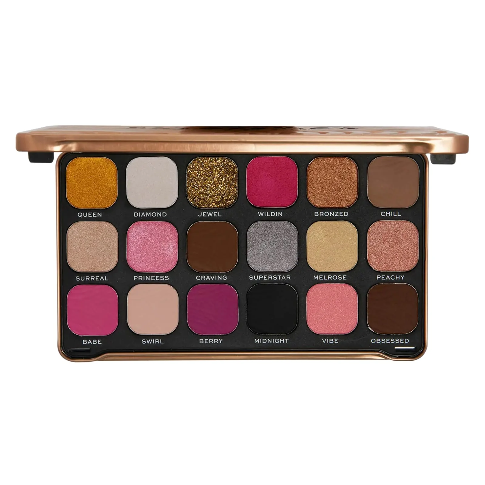 Revolution Forever Flawless Eyeshadow Palette Bare Pink 16.6g - Image 2
