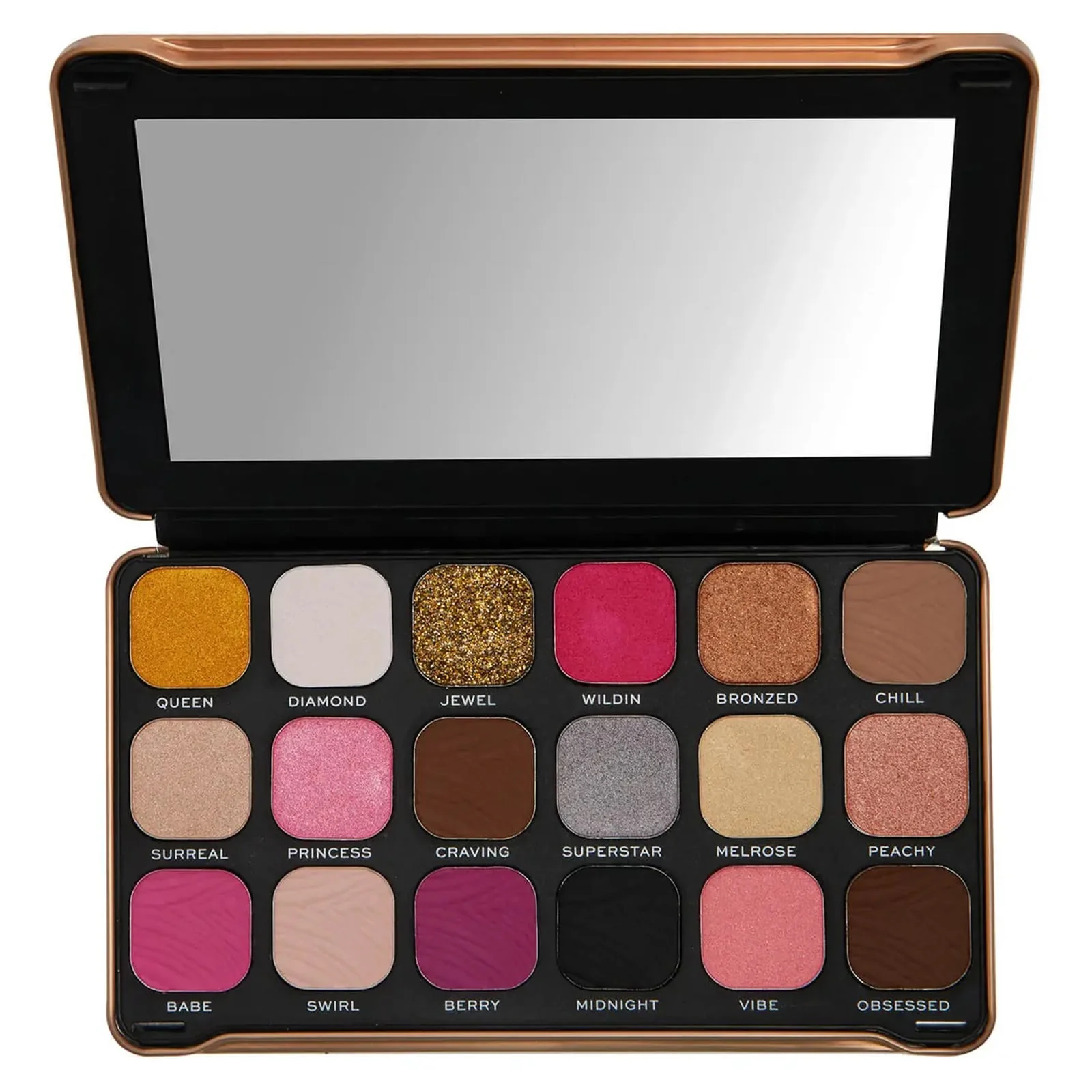 Revolution Forever Flawless Eyeshadow Palette Bare Pink 16.6g - Image 4