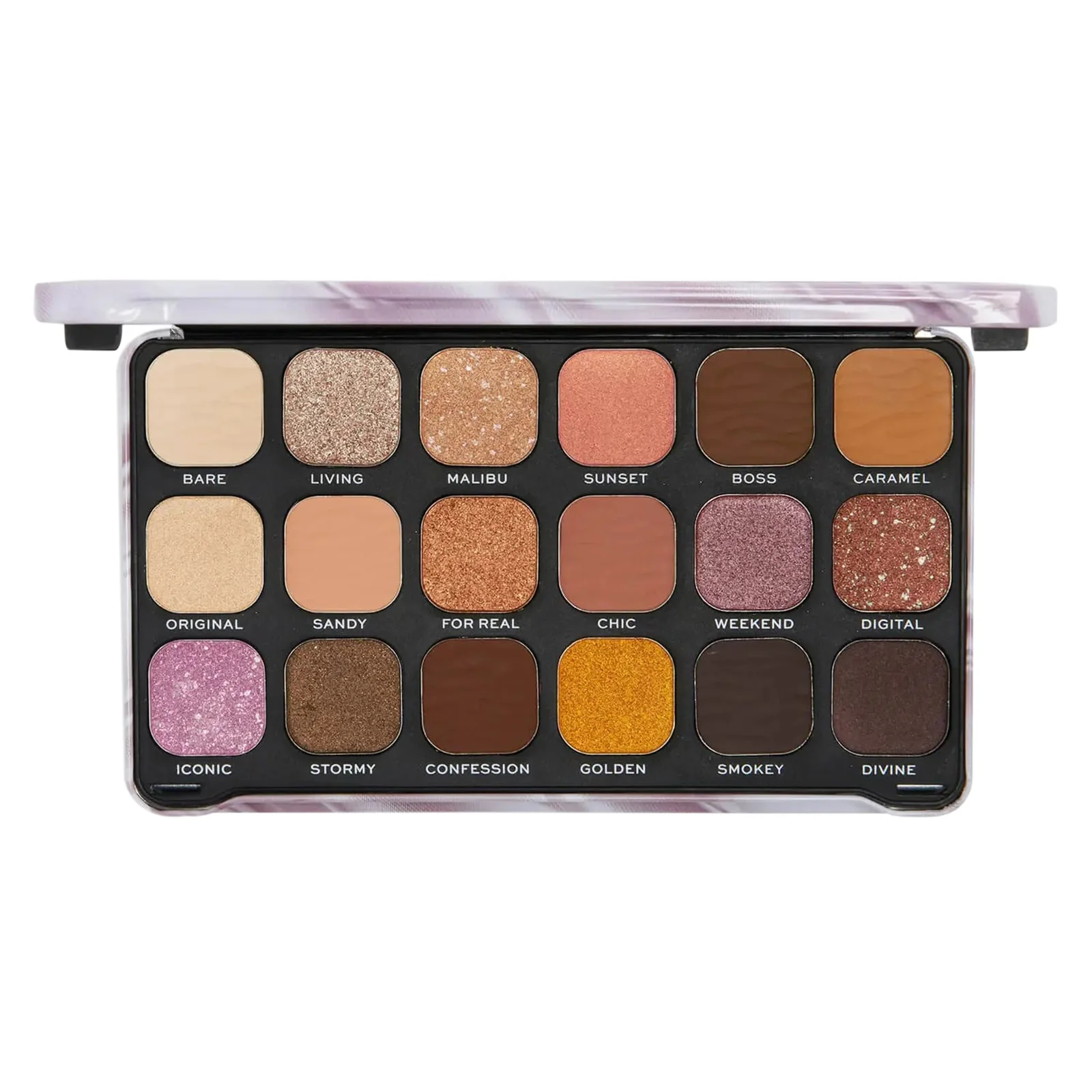 Revolution Forever Flawless Eyeshadow Palette Nude Silk 16.6g - Image 5