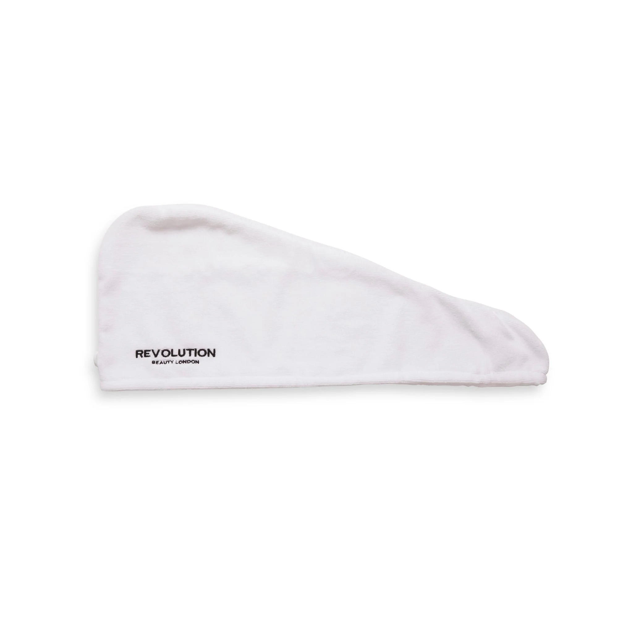 Revolution Haircare Plain Microfibre Hair Wraps Black & White 2pc - Image 2