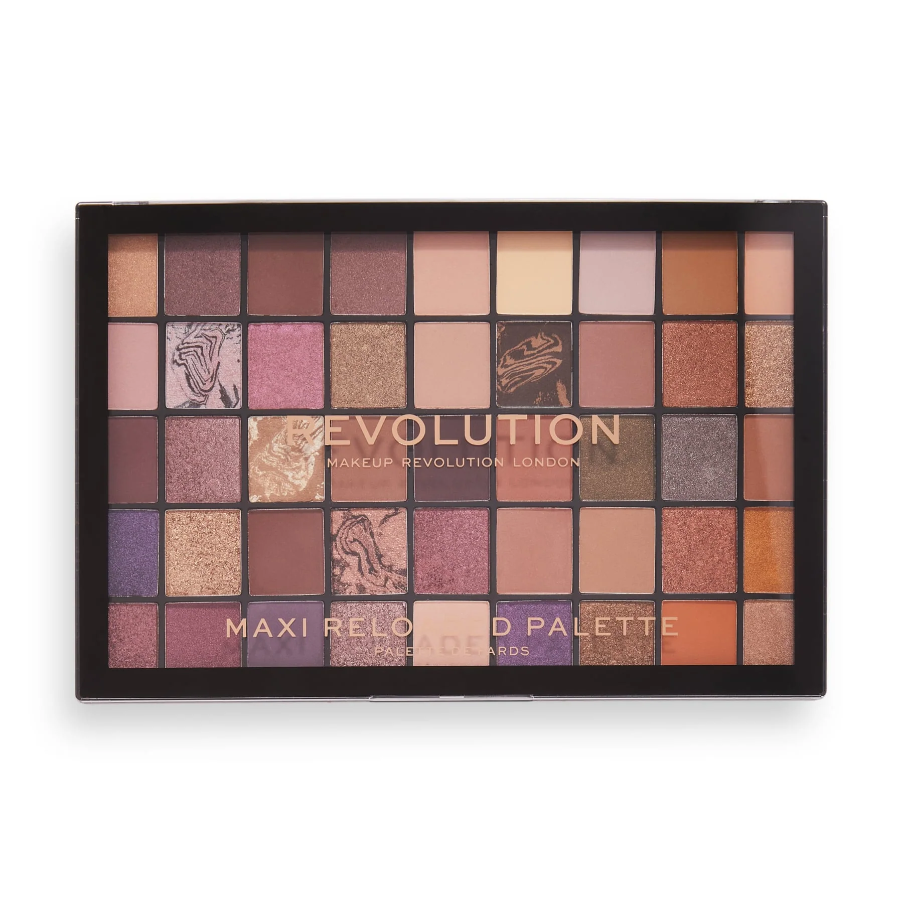 Revolution Maxi Reloaded Infinite Bronze Eyeshadow Palette - 45 shades - Image 4