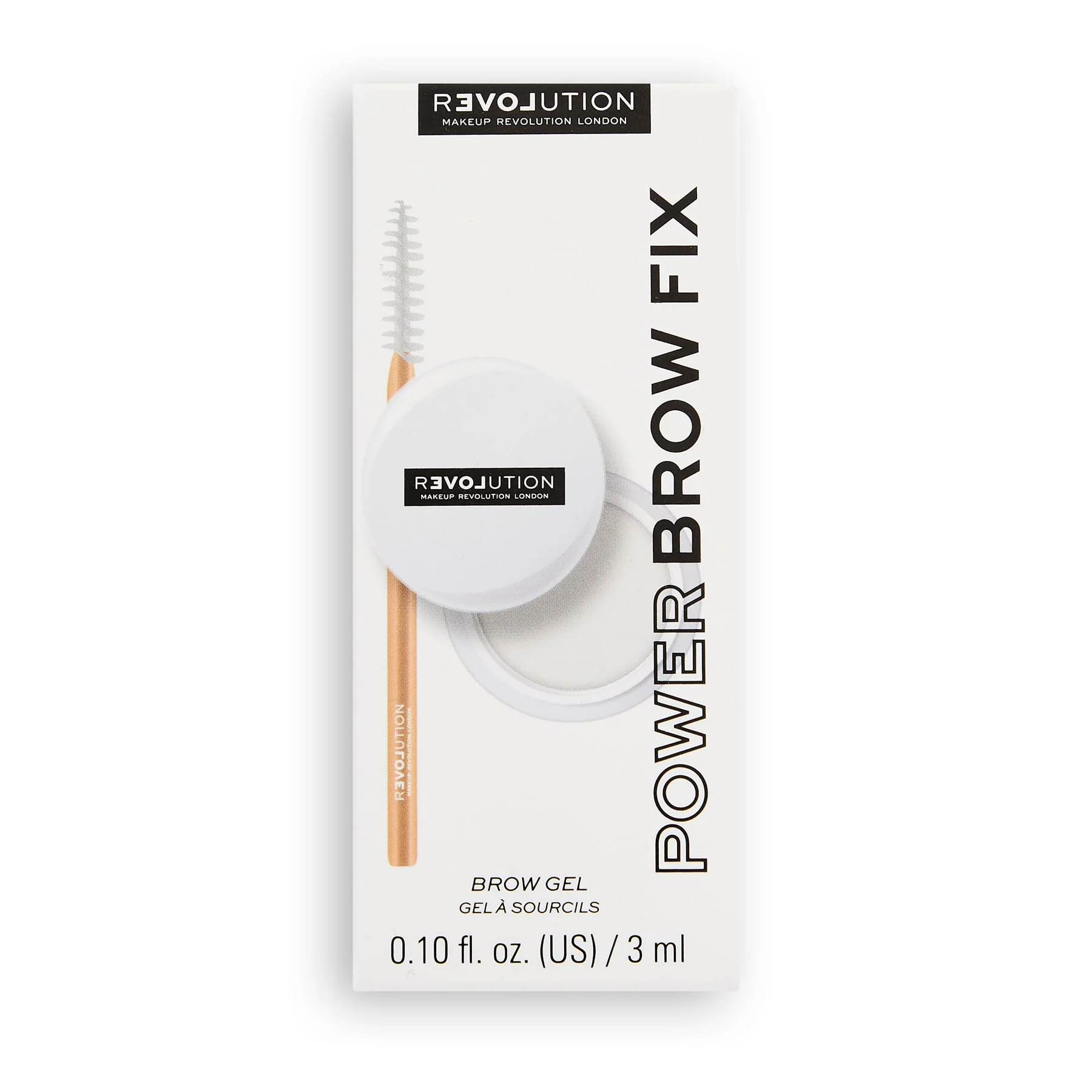Revolution Relove Power Brow Fix Clear 3ml - Image 3